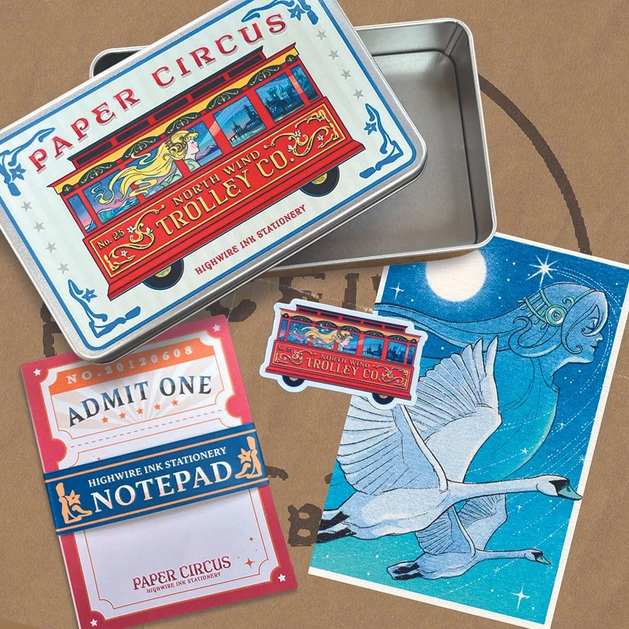 North Wind Trolley Co. Stationery Set