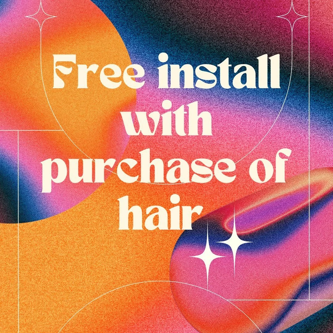 Hi!!! It&rsquo;s about time i start marketing extensions more. A lot of you know I&rsquo;ve been learning handtied extensions. I&rsquo;ll be running a deal where your first install free with purchase of hair 💗 now til the end of the month!