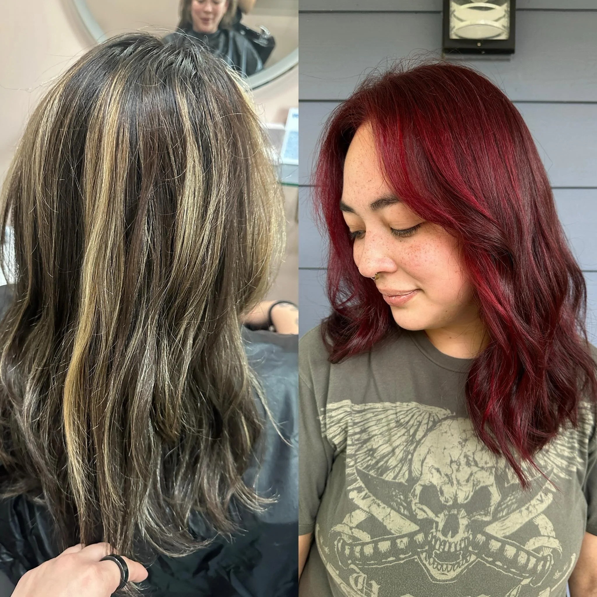 Dua lipa inspired ✨ #lknhair #wella #wellahair #clthair #cltstylist #mooresville #charlotte #cornelius #huntersville #balayage #lkn #wellalife #ombre #haircolor #balayageartist #mastersofbalayage #lakenorman #lakenormanhair #redken #redkenhair #cltba