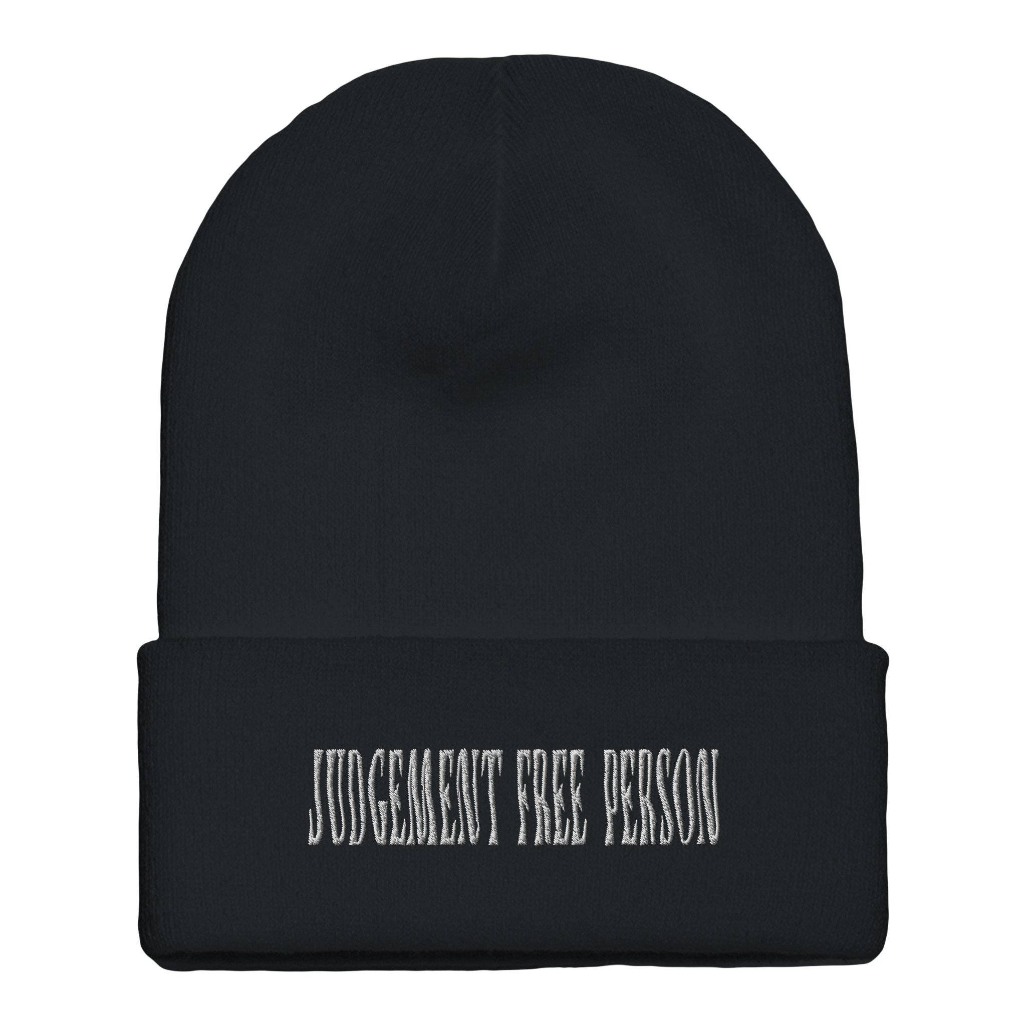 Judgement Free Person Cuffed Beanie