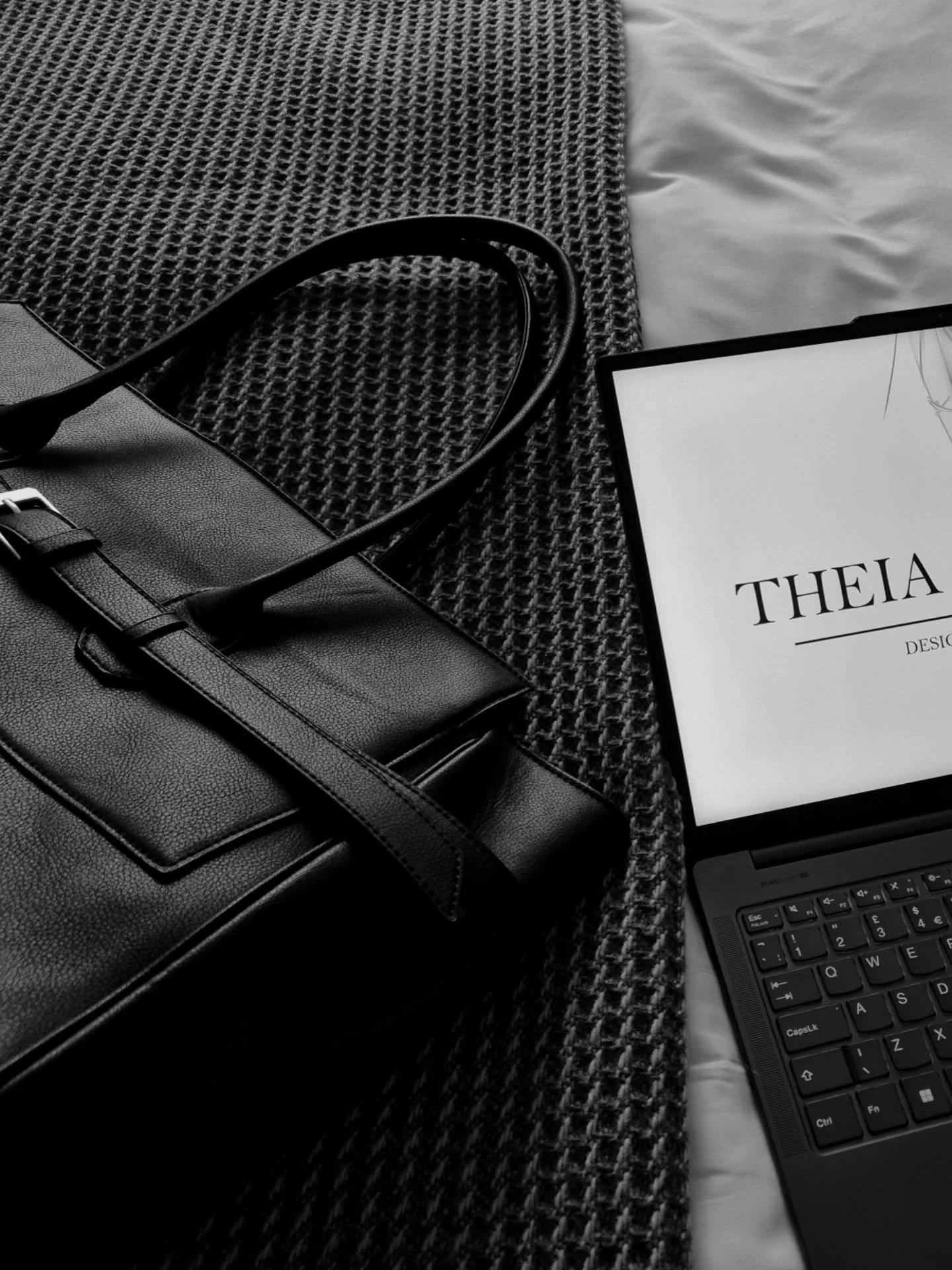 Soft curves, strong lines. Dark feminine energy in design form. 🖤