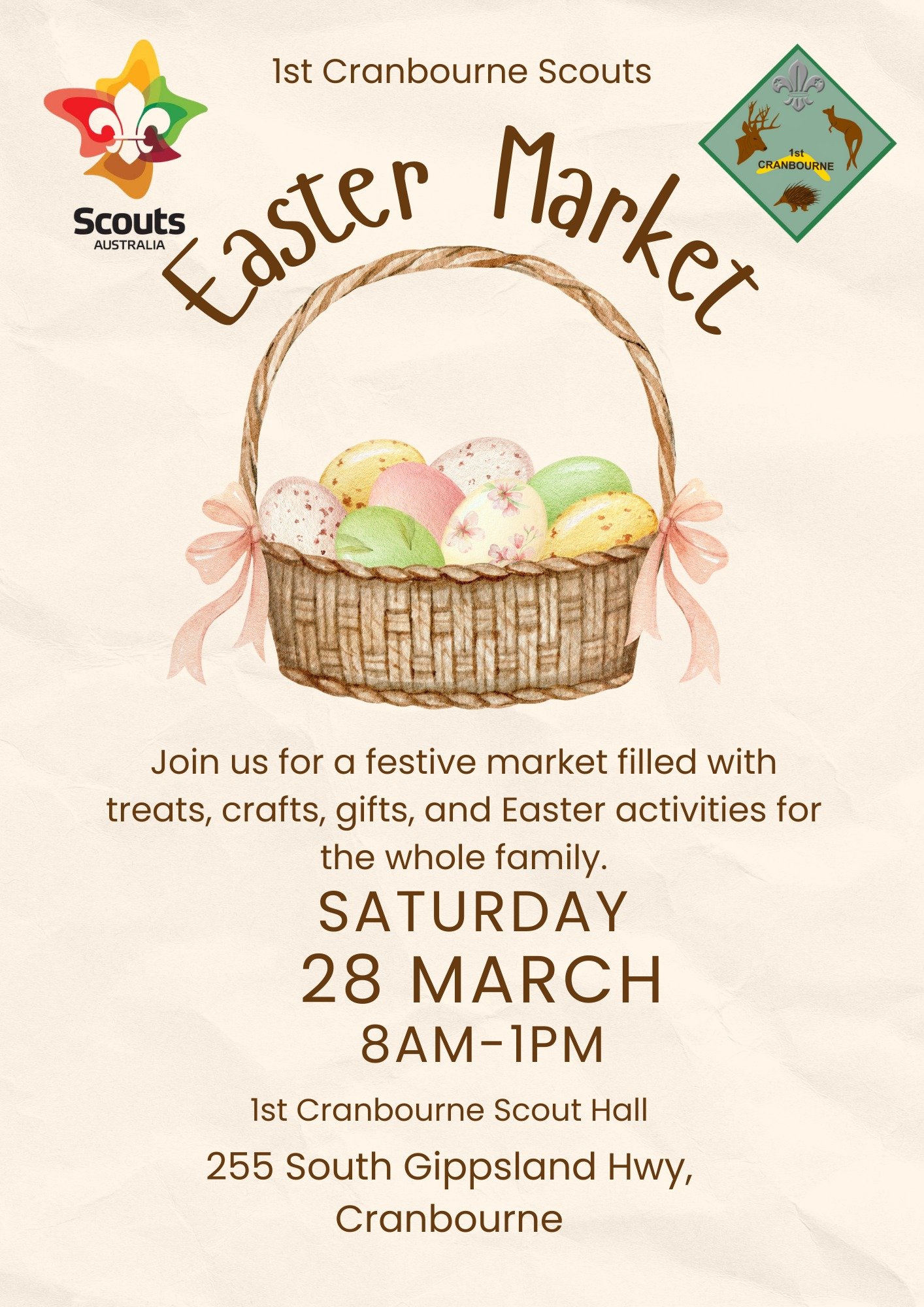 SCOUTS EASTER MARKET 