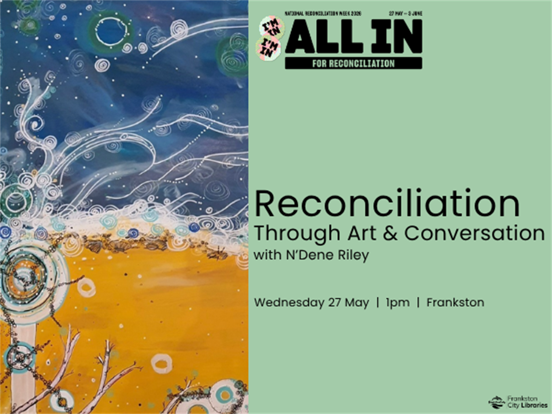 PAINTING WITH ME Frankston Library RECONCILIATION WEEK.. 