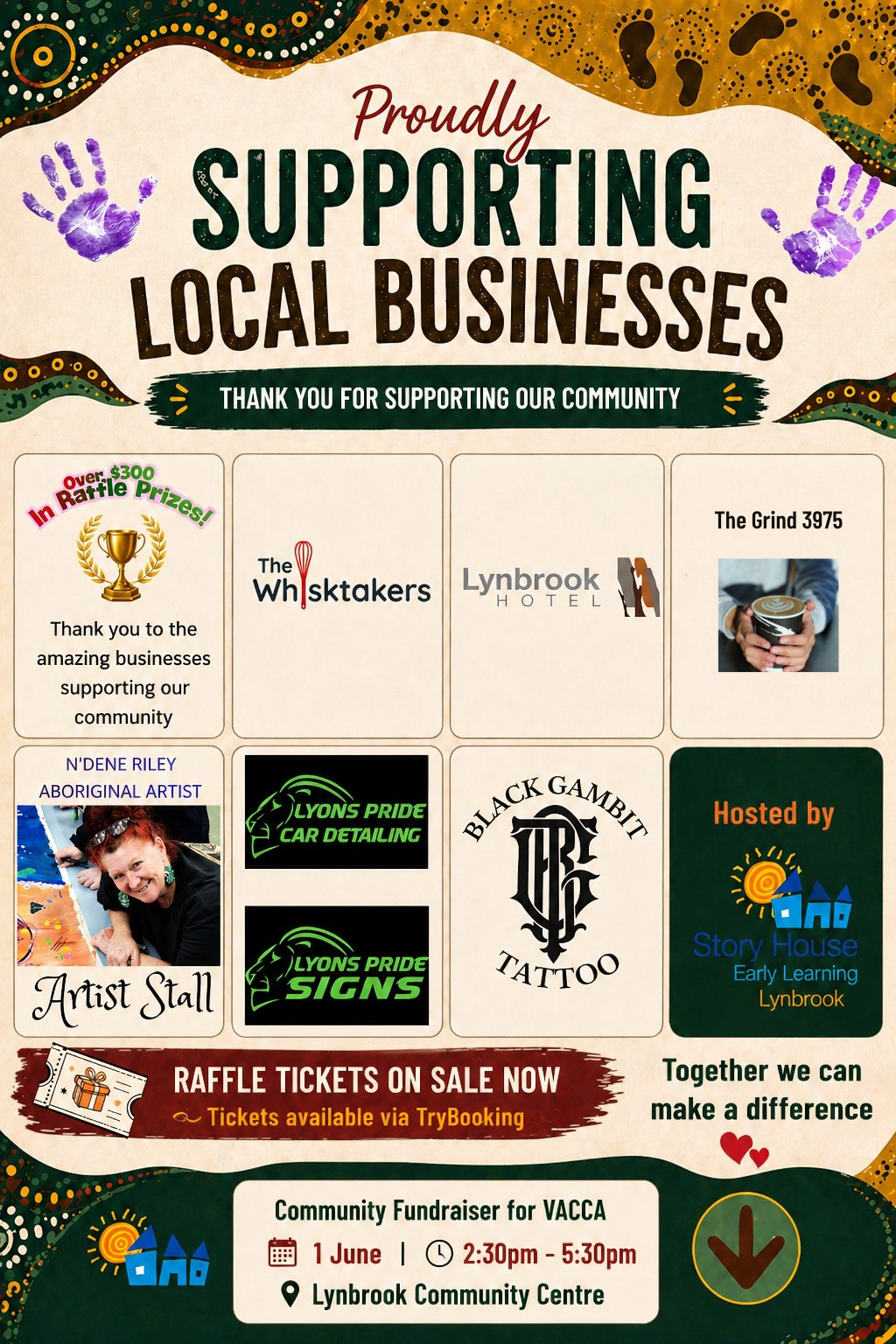 COMMUNITYFUND RAISER at Lyndbrook Community Centre.. JUNE 1st 2:30 to 5:30