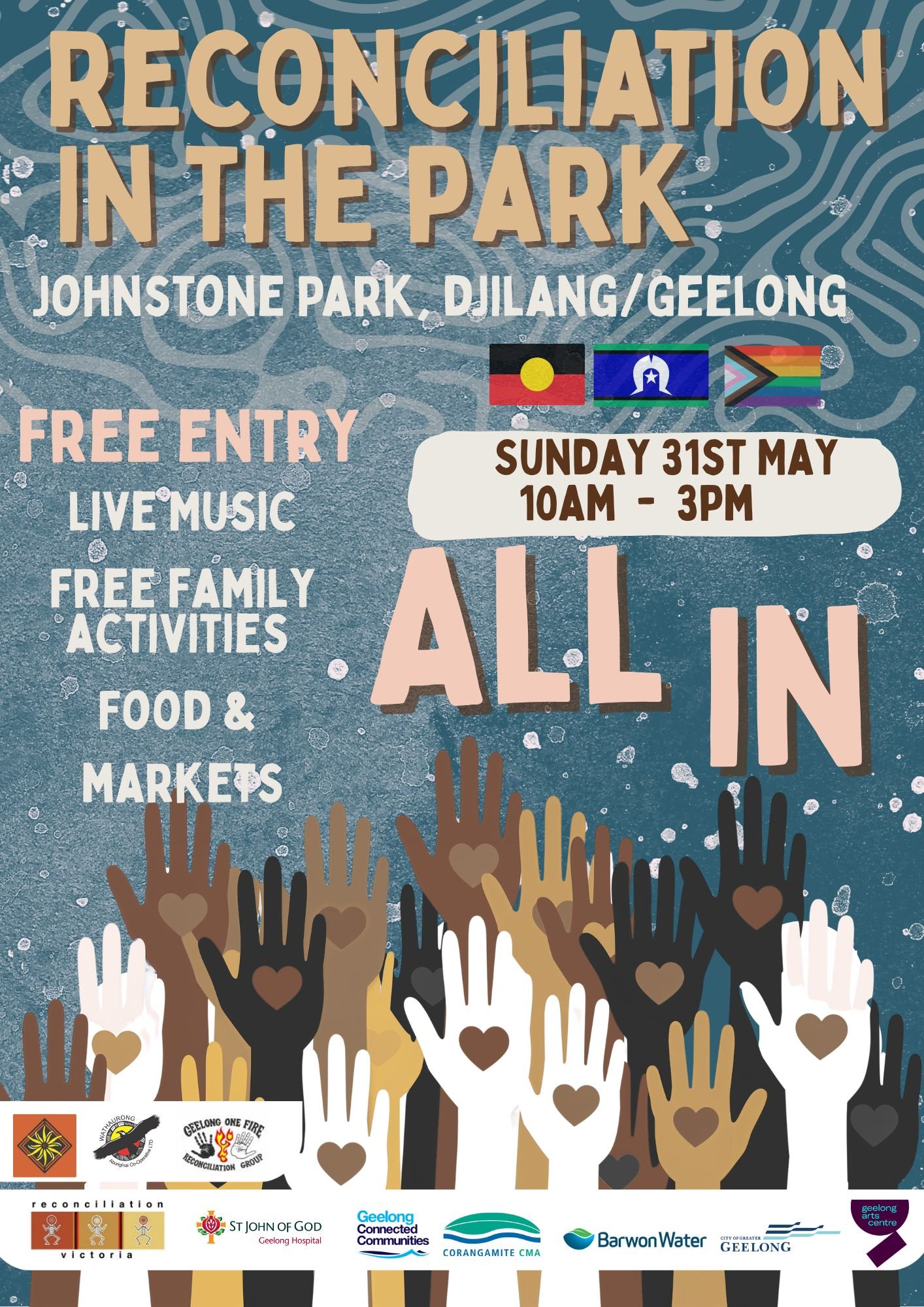 RECONCILIATION in the PARK... Geelong .. Sunday 31st May