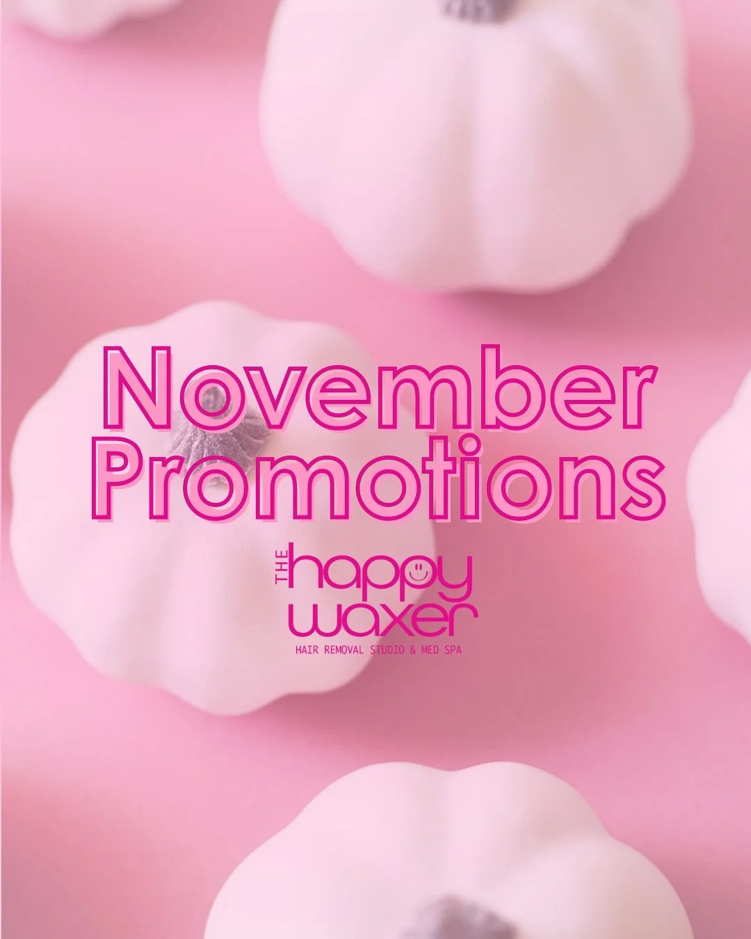 Take &ldquo;No Shave November&rdquo; to the next level this month with our hair free promotions!🚫🪒

🍂Enjoy 15% off waxing (when you wax 2+ areas)
🍁50% off Laser Hair Removal

Want glowing skin for the holidays?
✨Receive $100 off your next partial