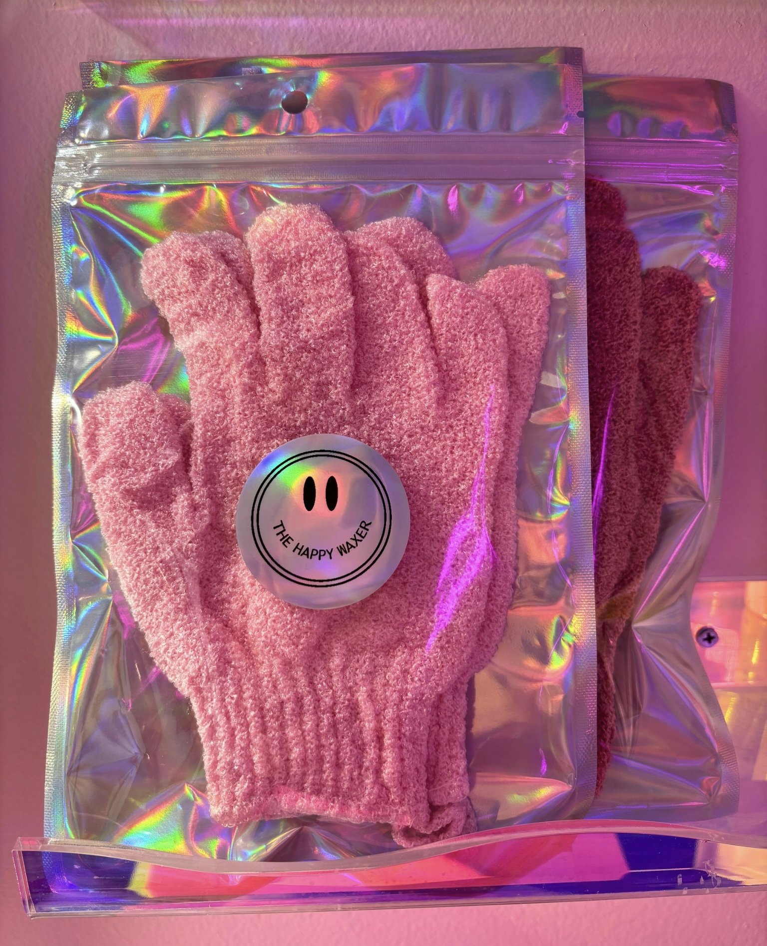 The Happy Waxer Exfoliating Gloves