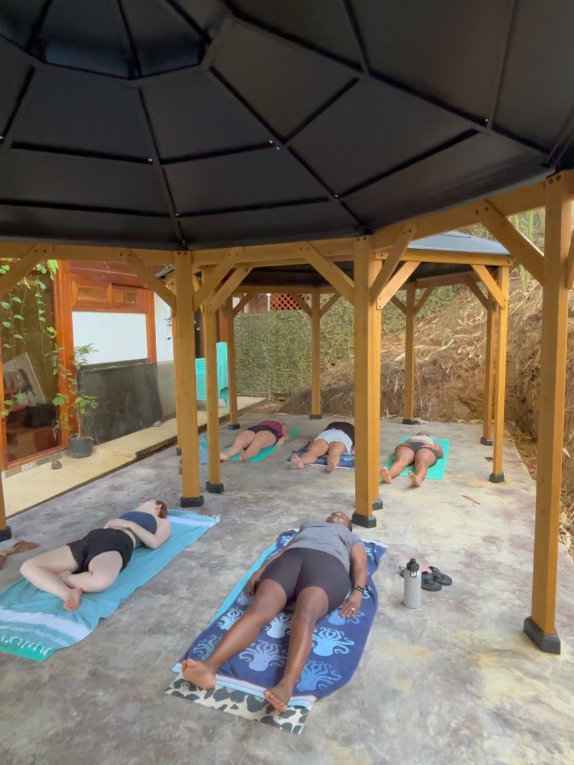 Yoga at womens only retreat in Costa Rica