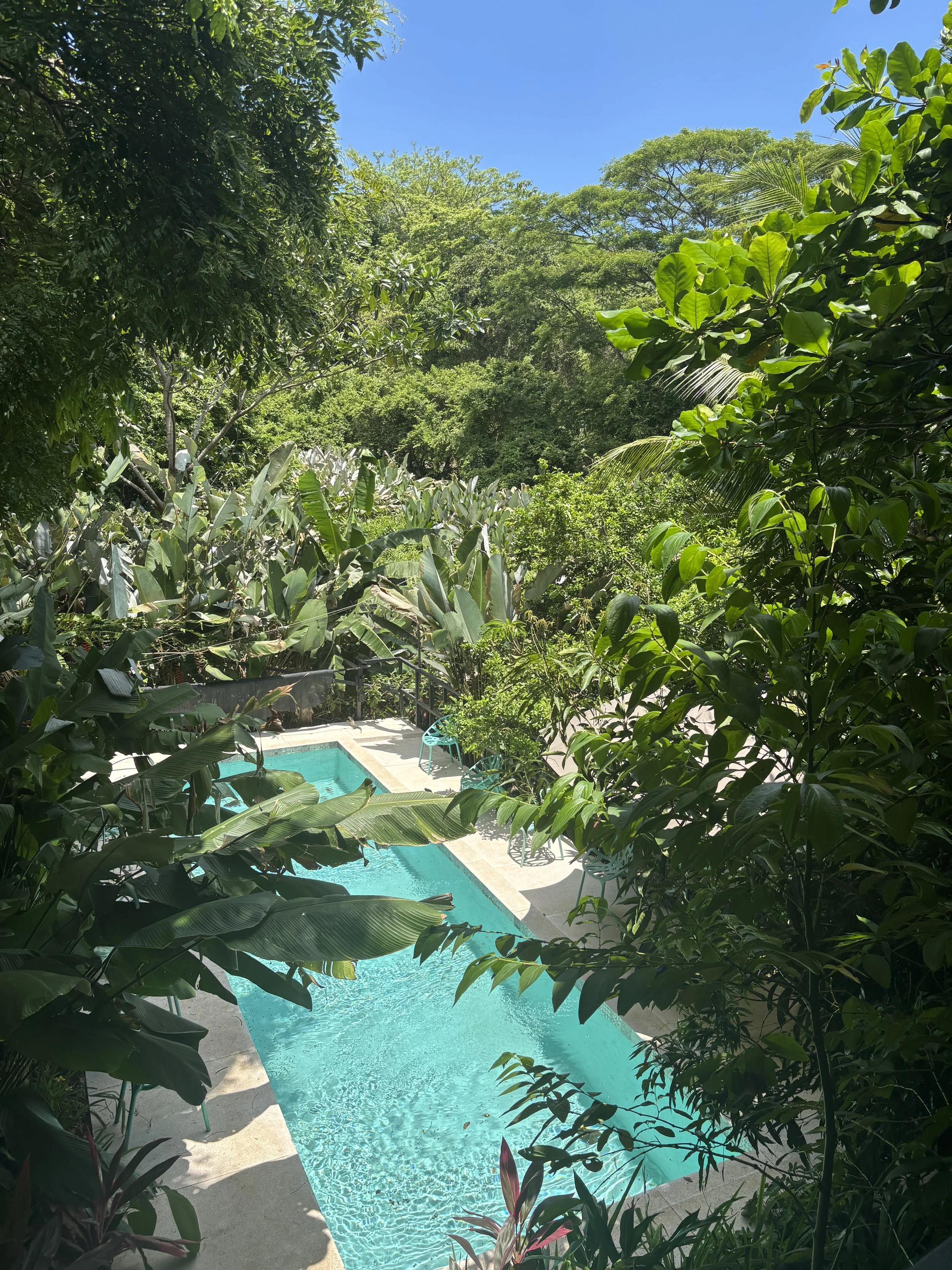 Pool at the coworkcation villa