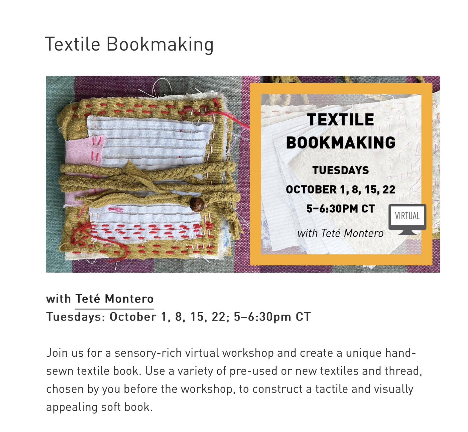 🧵Textile Bookmaking
