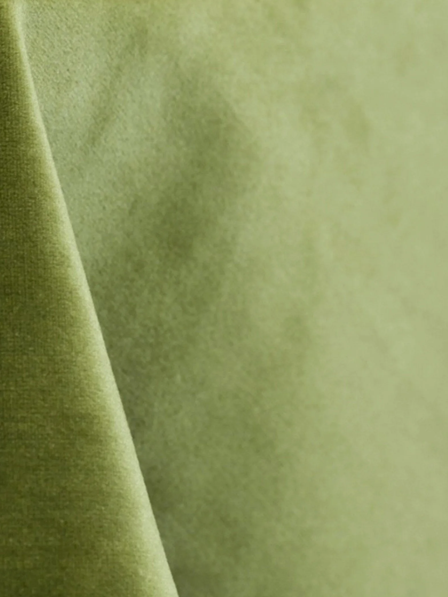 Olive Green Velvet Napkin