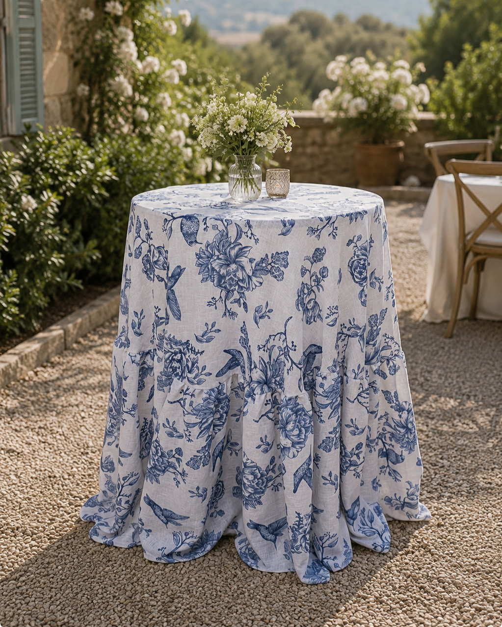 Blue Petal Linen