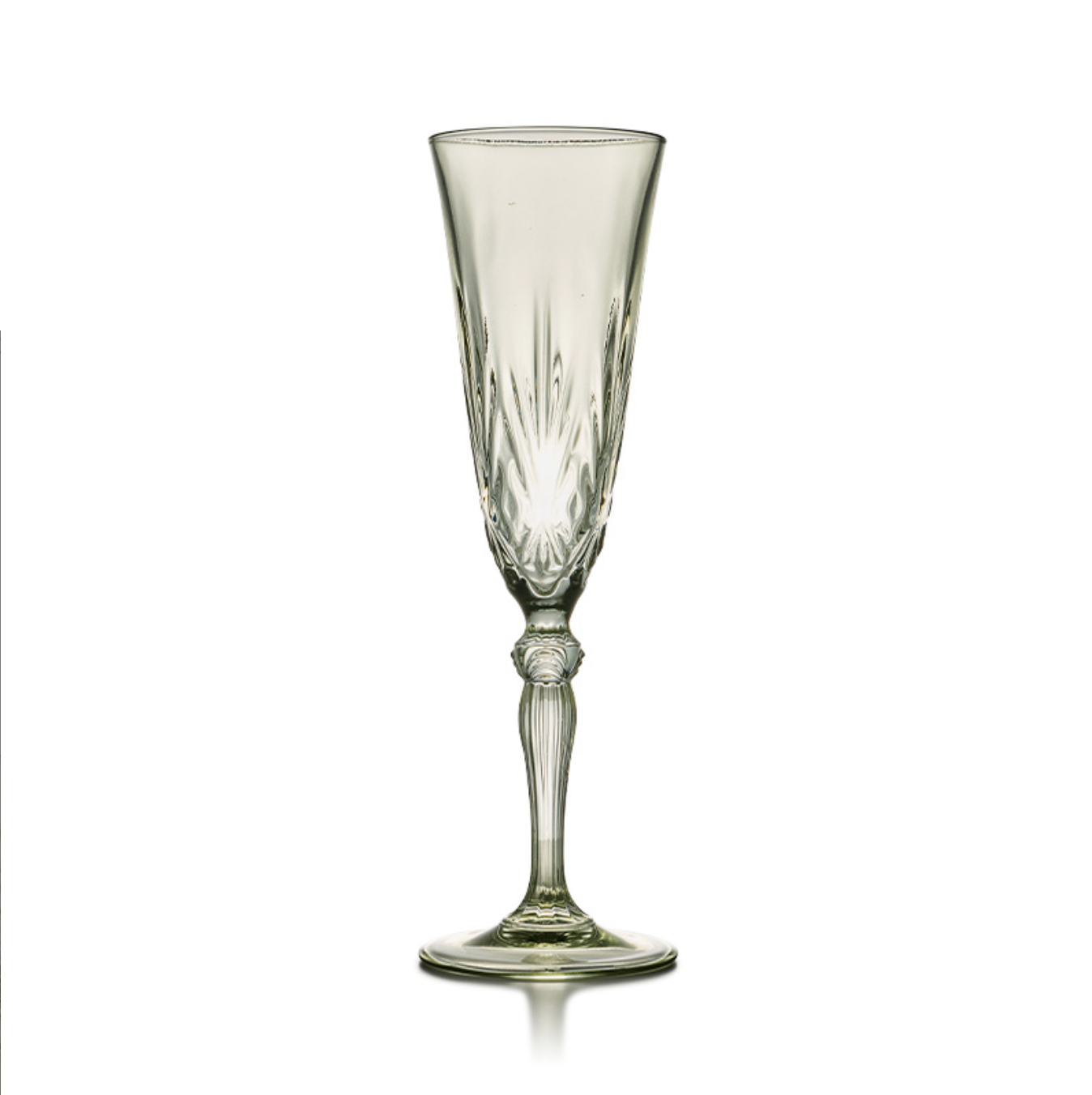 Crystal Moss Champagne Flute