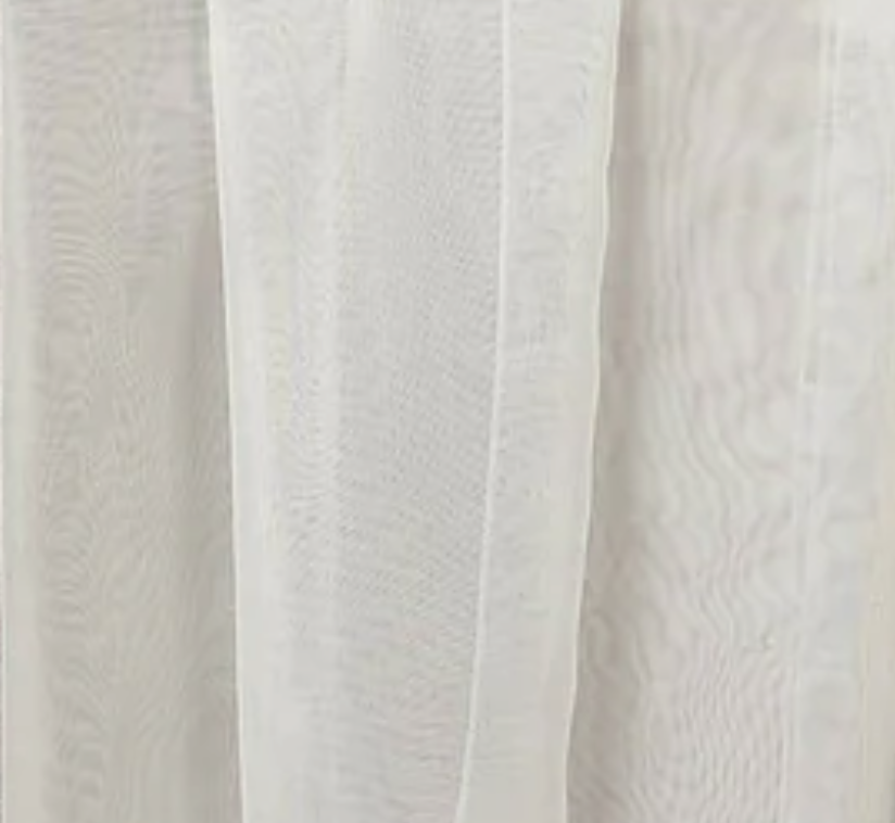 Chiffon Ivory Table Runner