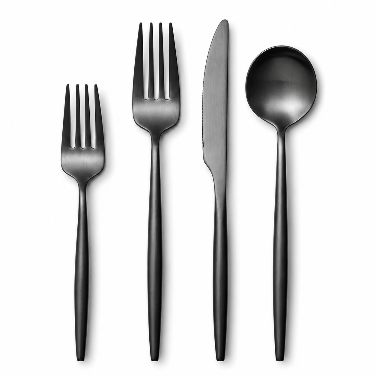 Charcoal Matte  Flatware