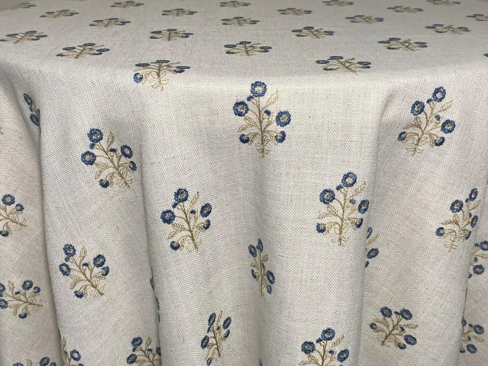 English Cottage Blue Table Cover