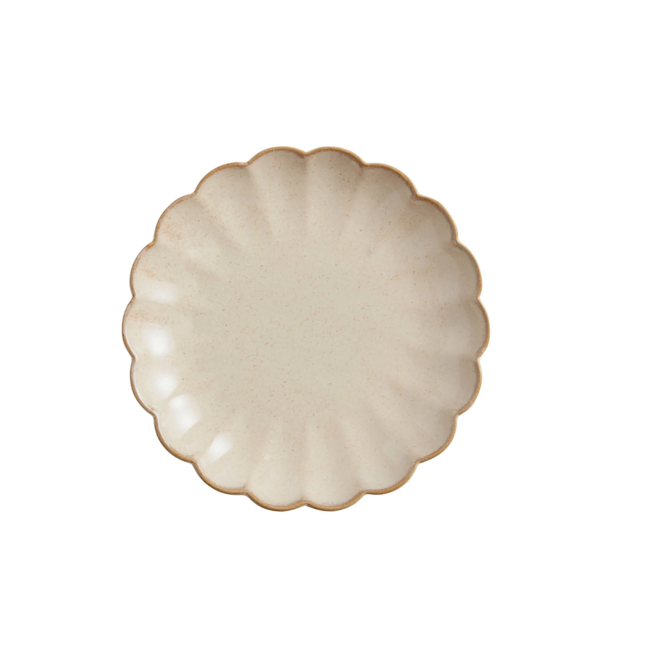 Scallop Rim Salad Plate