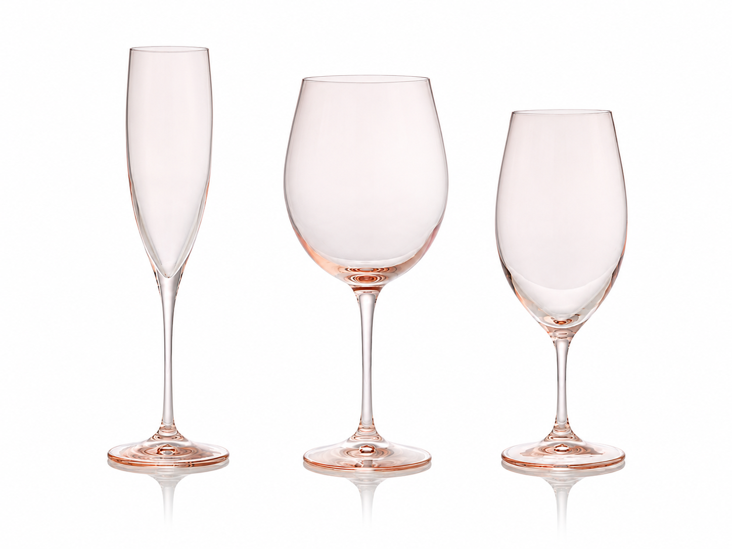 Aurora Blush Glassware