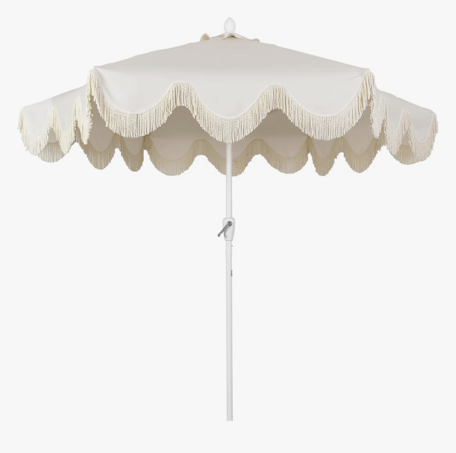 Fringe Ivory Umbrella