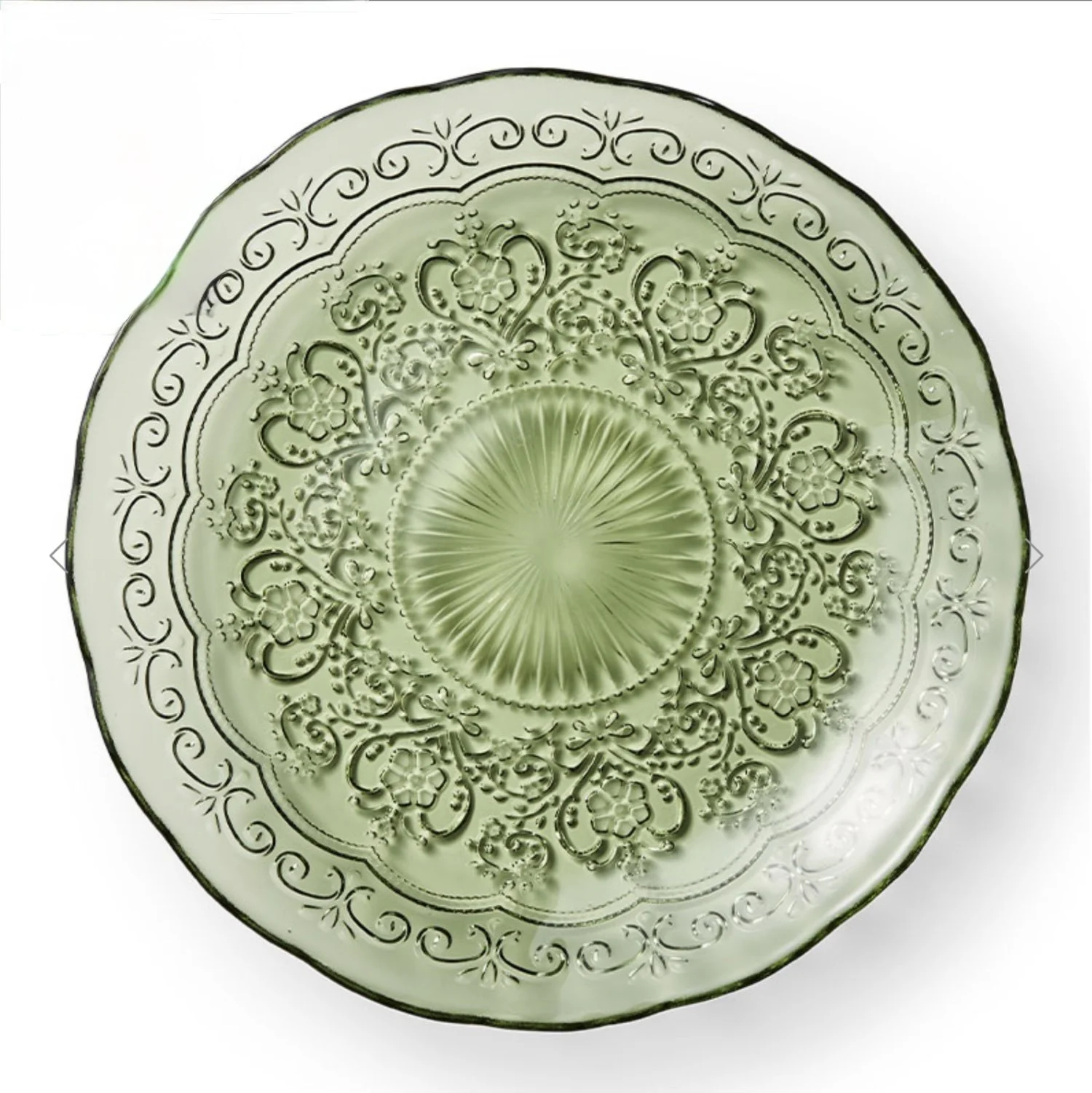 Crystal Moss Charger