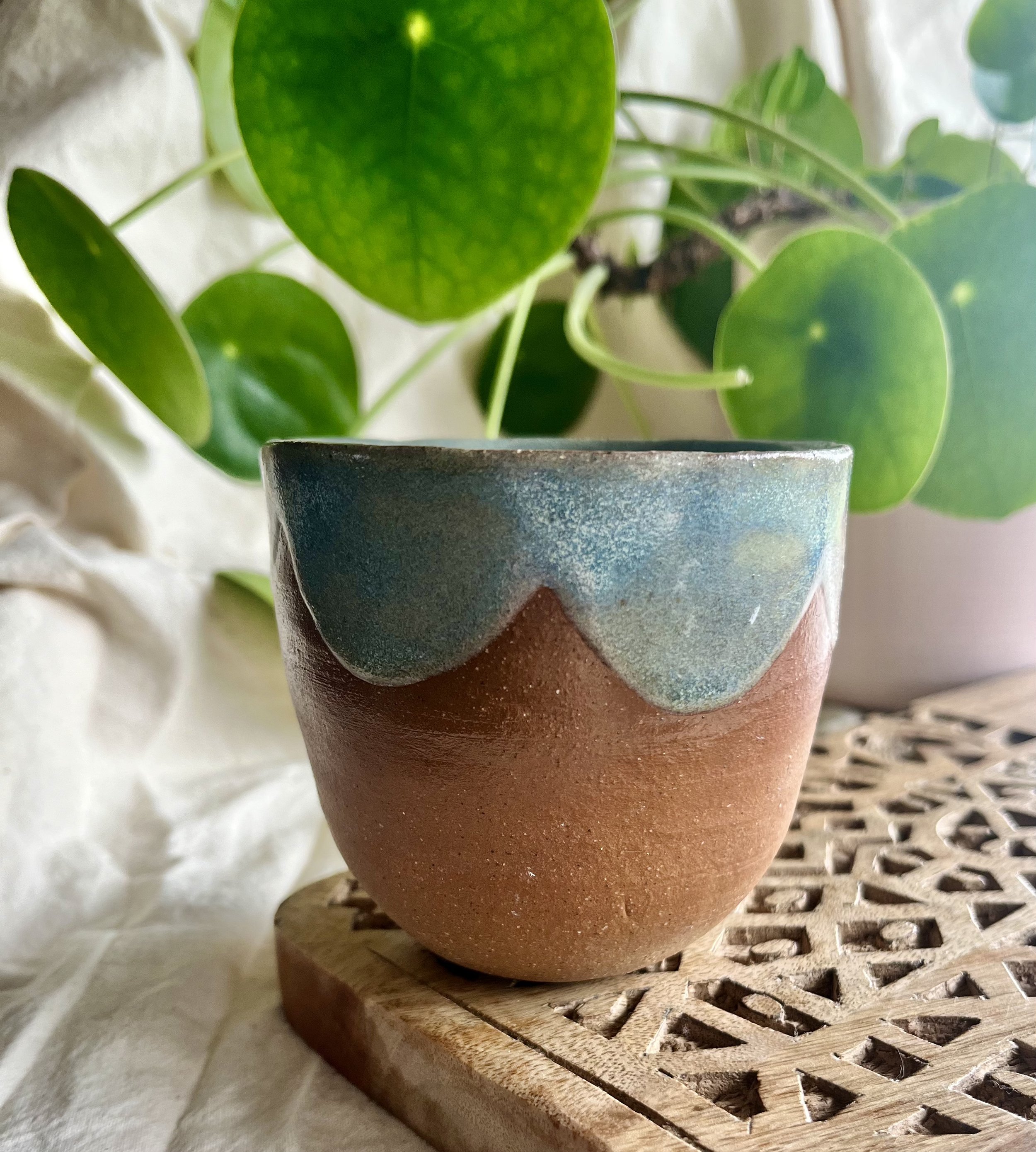 Satin green scalloped cup front view.jpeg