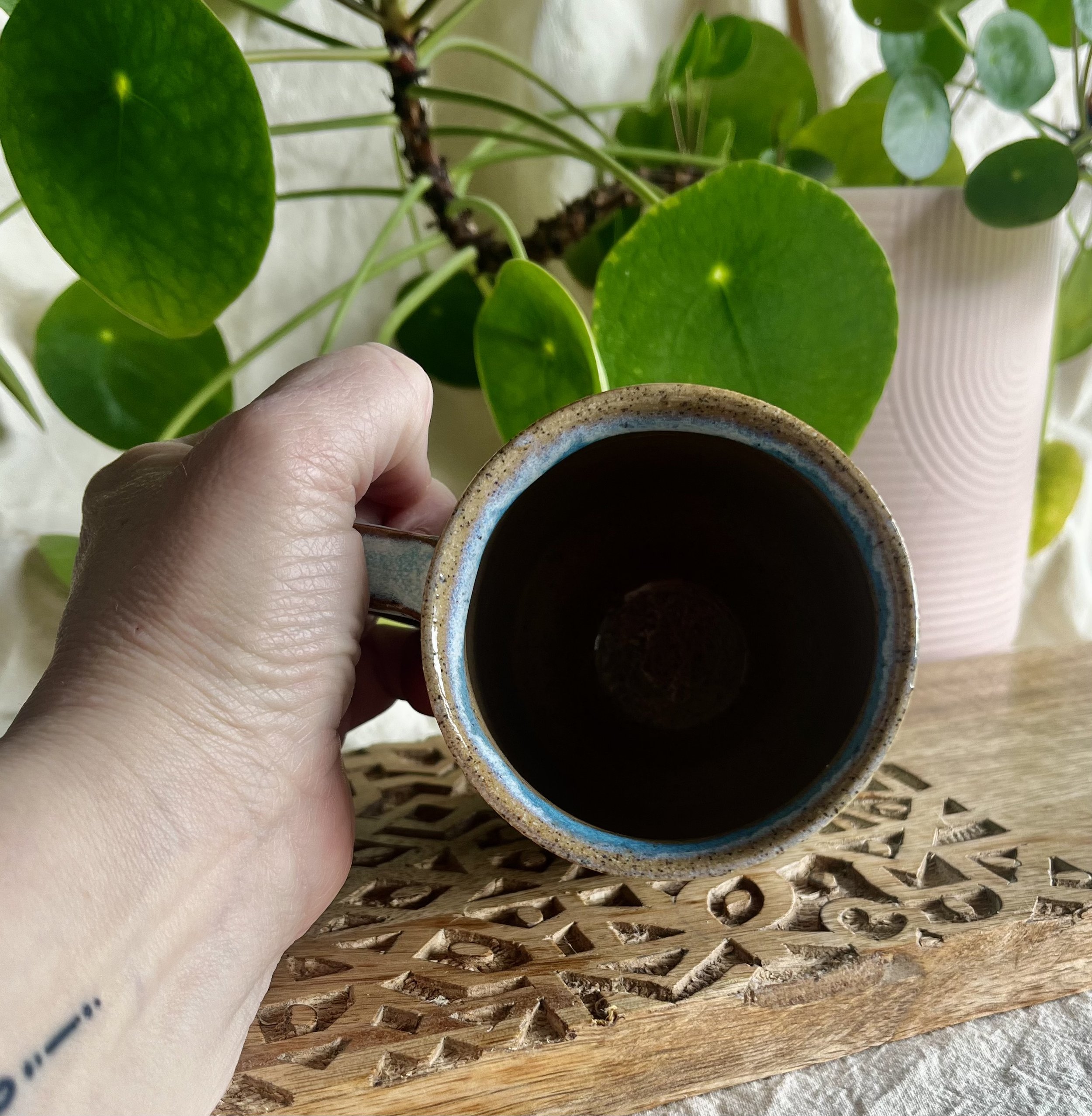 Light blue bee mug inside view.jpeg