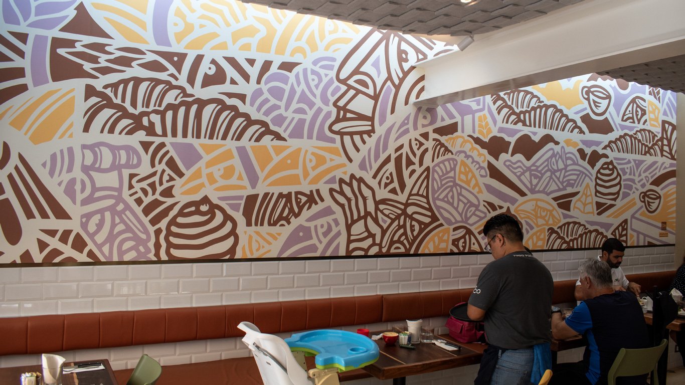 Arte mural papel tapiz mexico rod villa soco merida