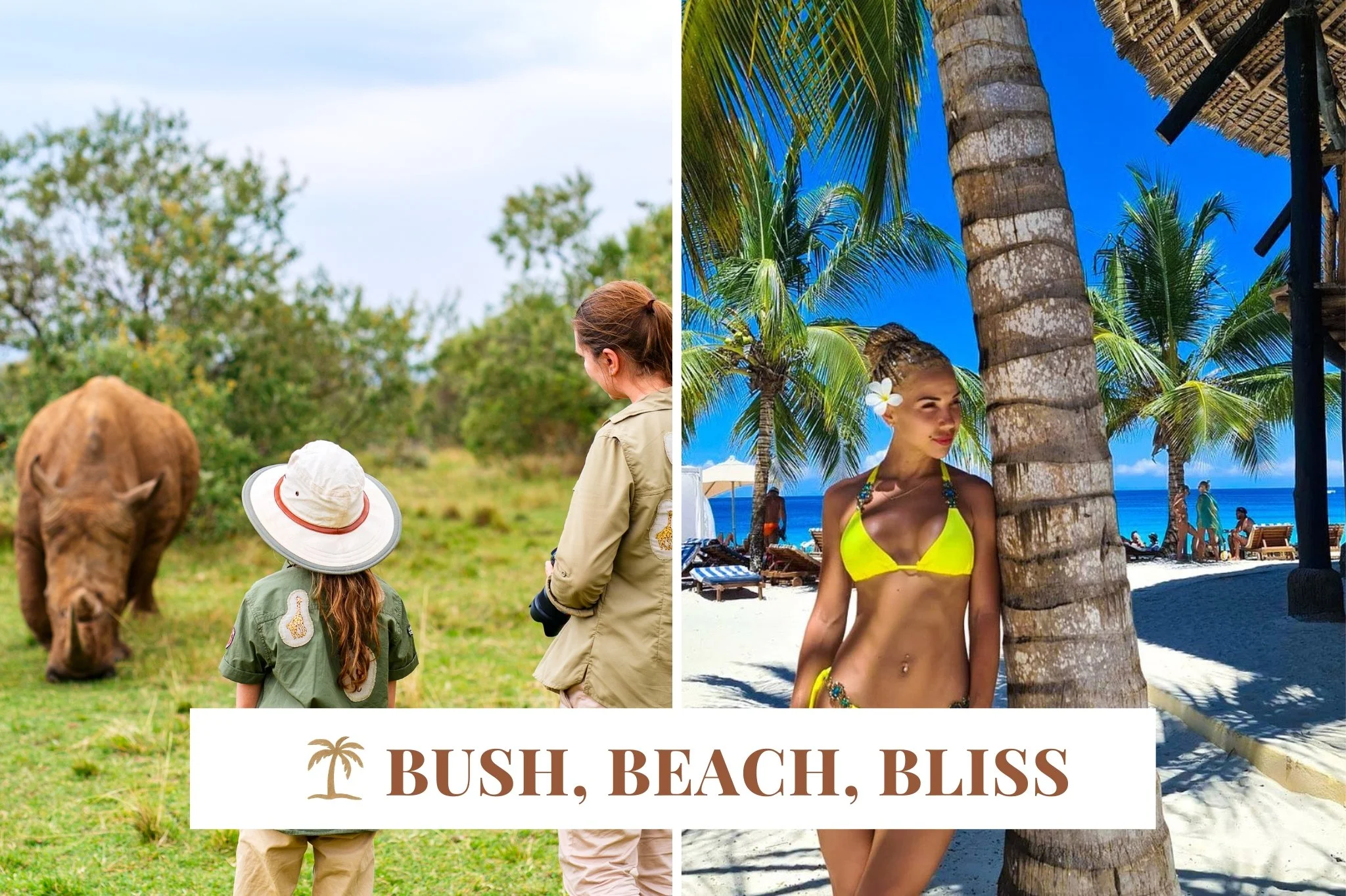 Tanzania safari and beach trip itinerary guide by Destinationz.