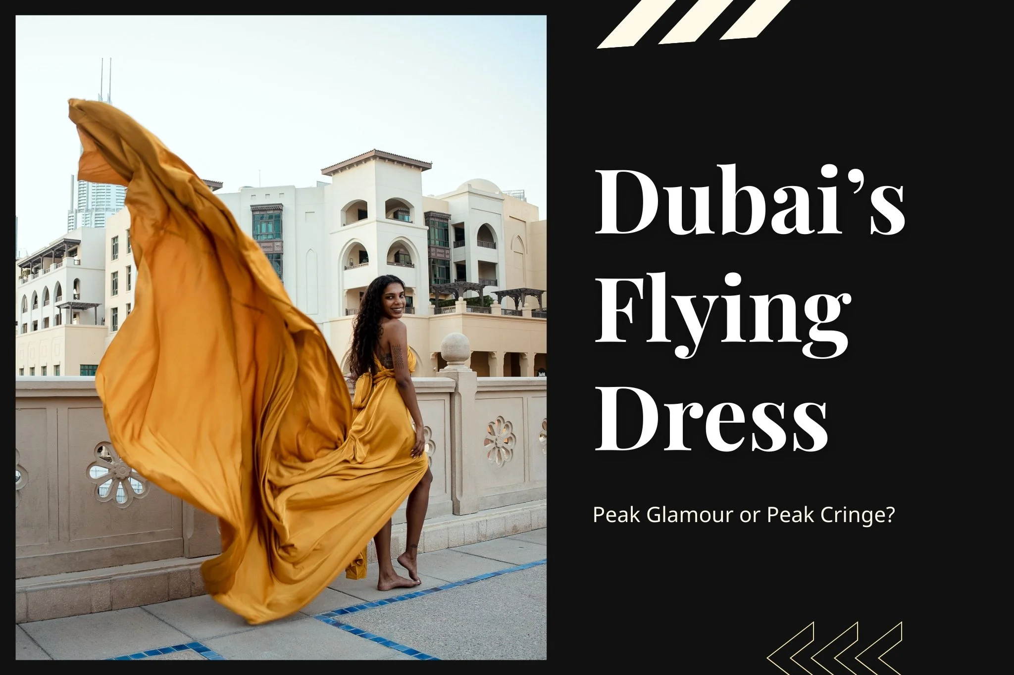 The Dubai "Flying Dress" Photoshoot: Worth the Hype or Cringe? (An Honest Review)