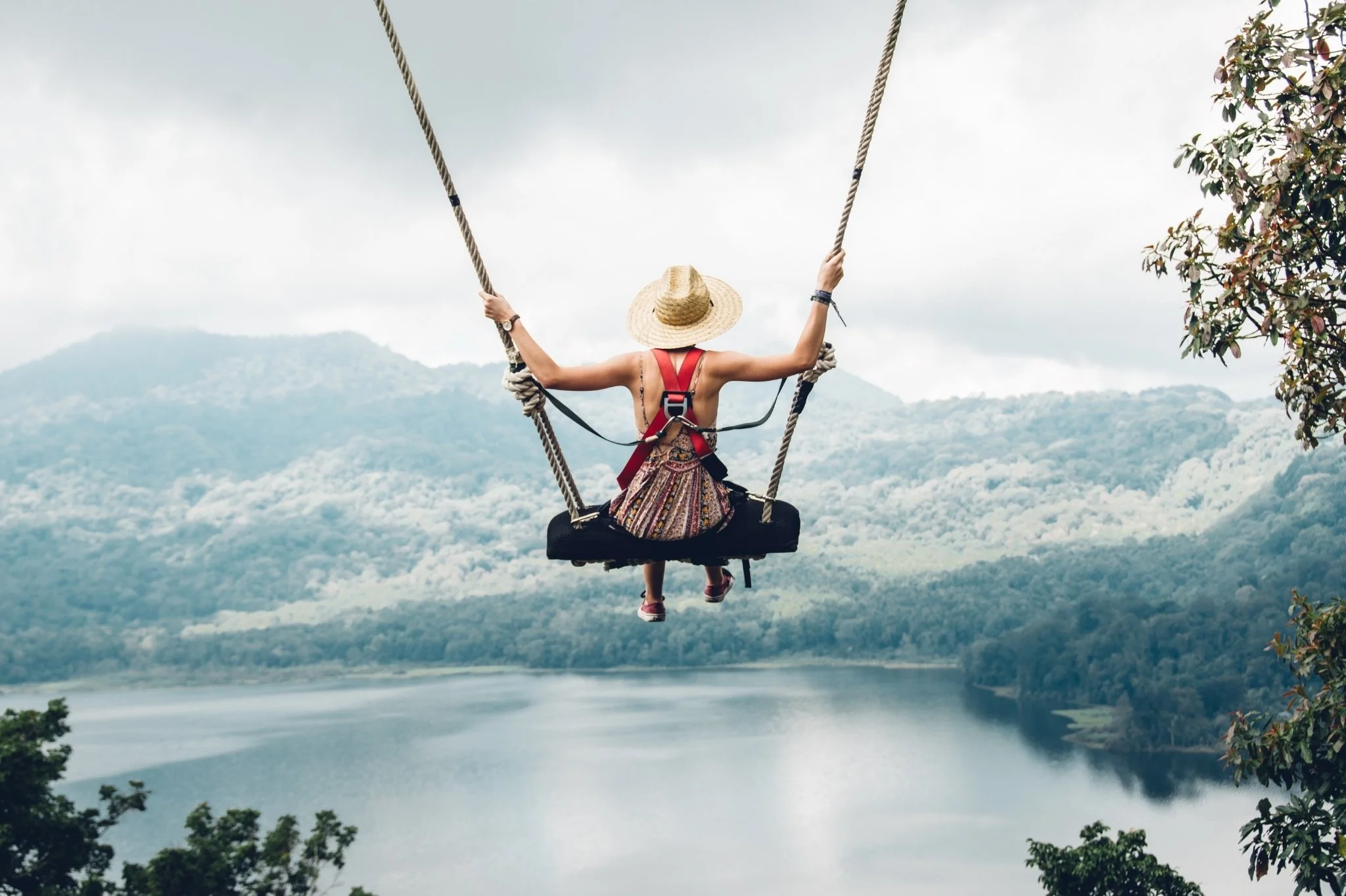 Famous Bali swing attraction