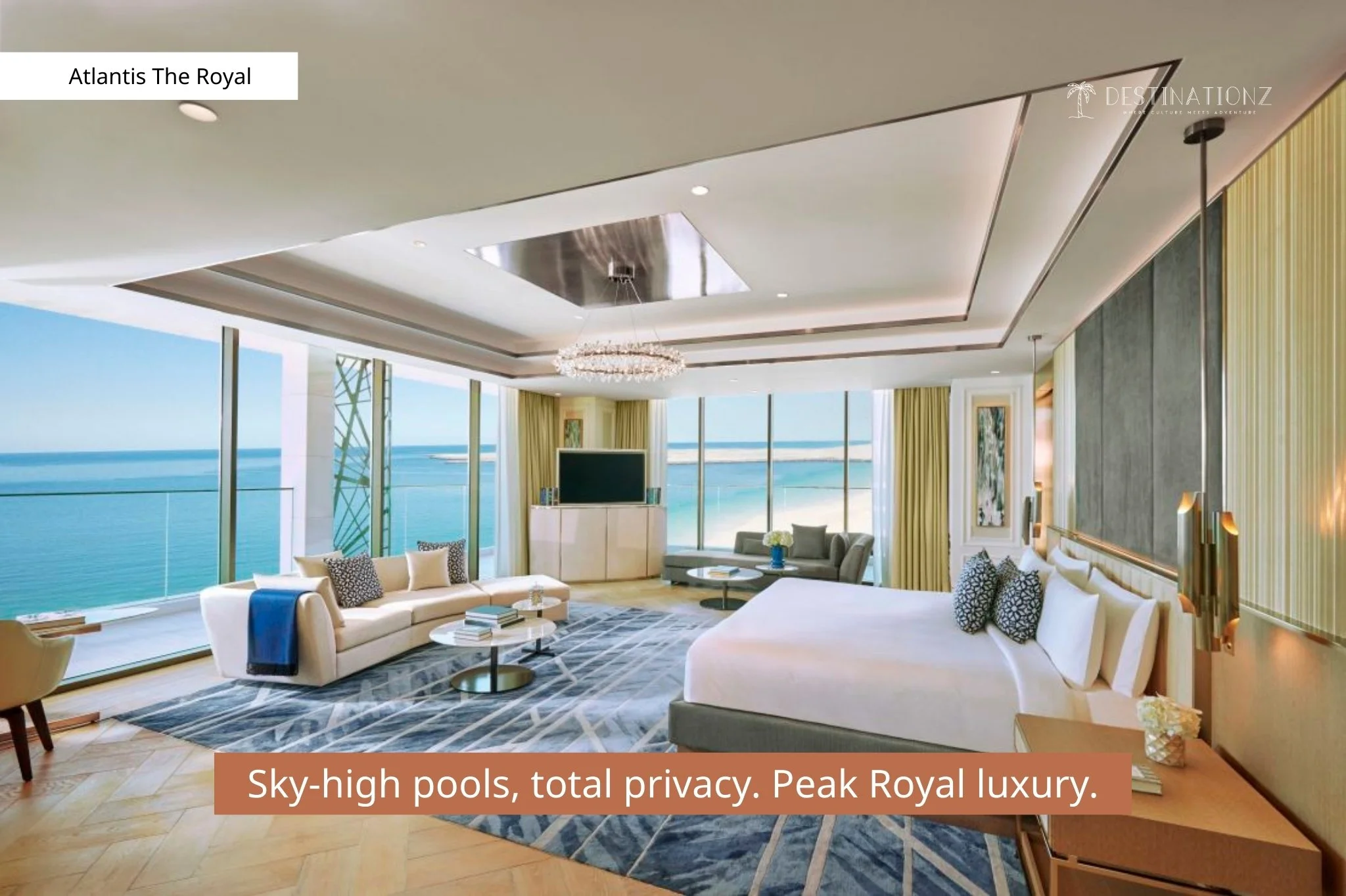 Atlantis The Royal Sky Pool Villa private infinity pool penthouse Dubai.