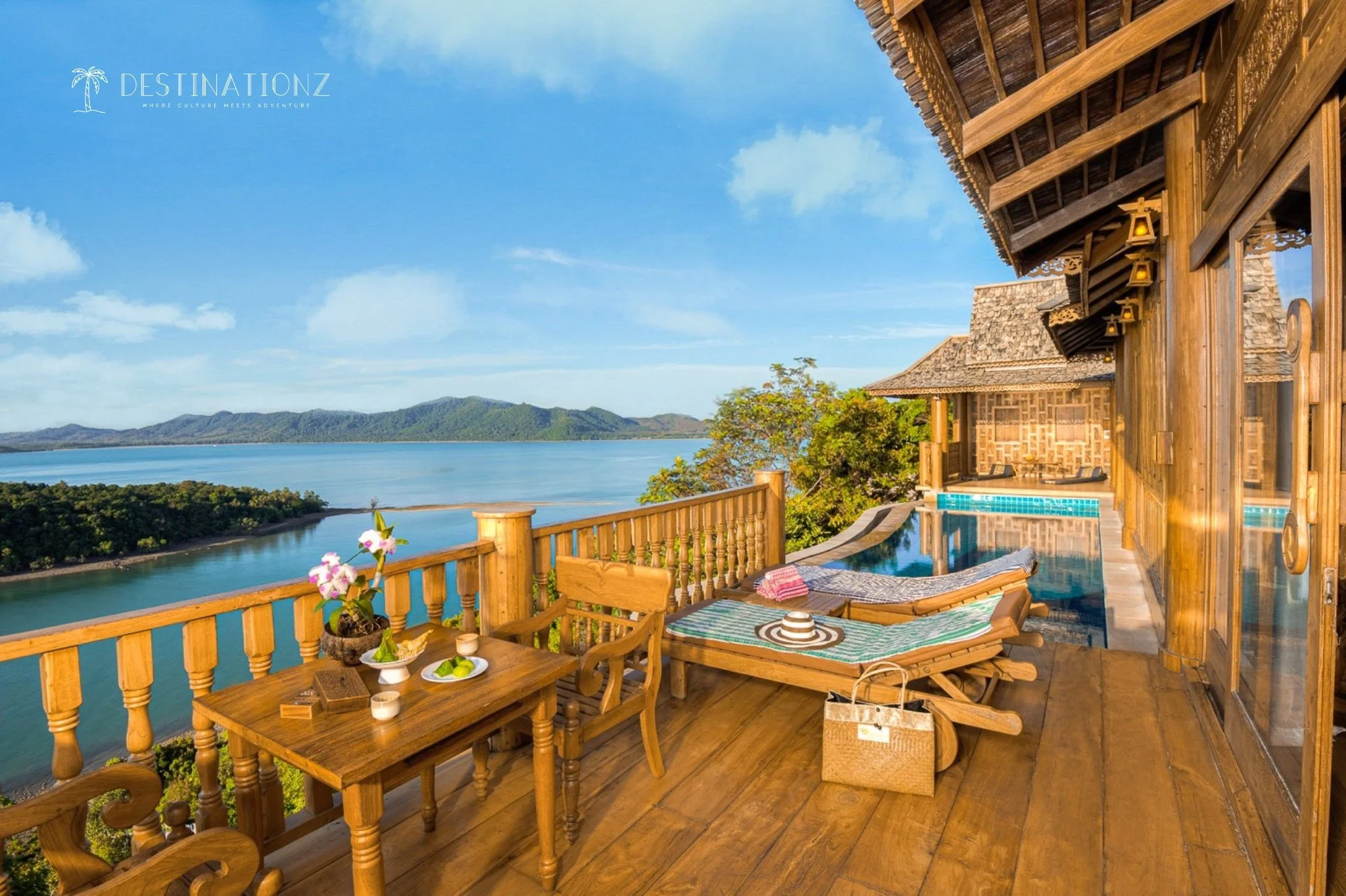 Sea view pool villas at Santhiya Koh Yao Yai Resort & Spa, Thailand.