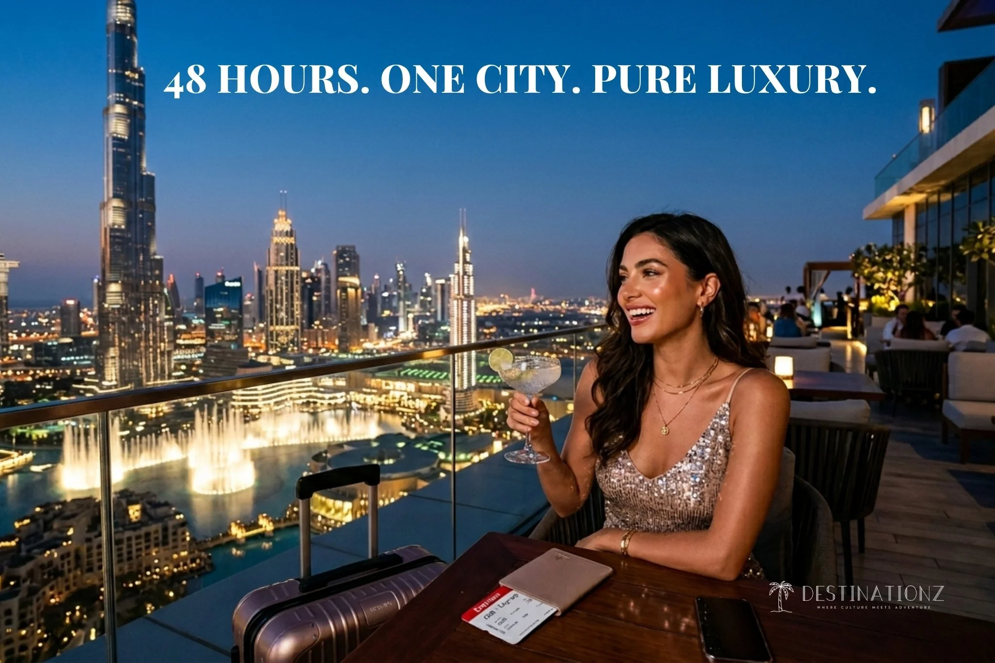 48-hour luxury Dubai stopover and layover guide by Destinationz