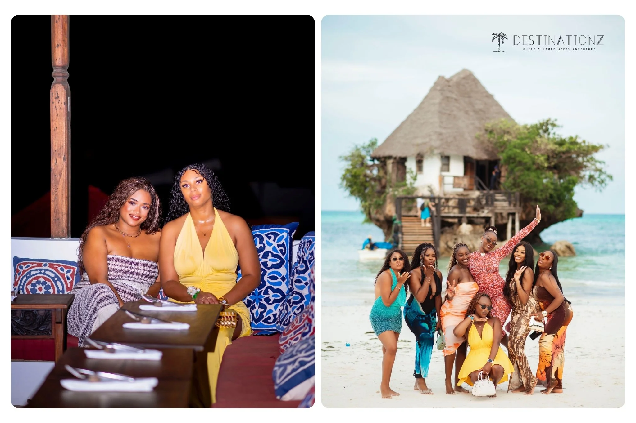 Zanzibar girls trip beach vacation and group travel guide.