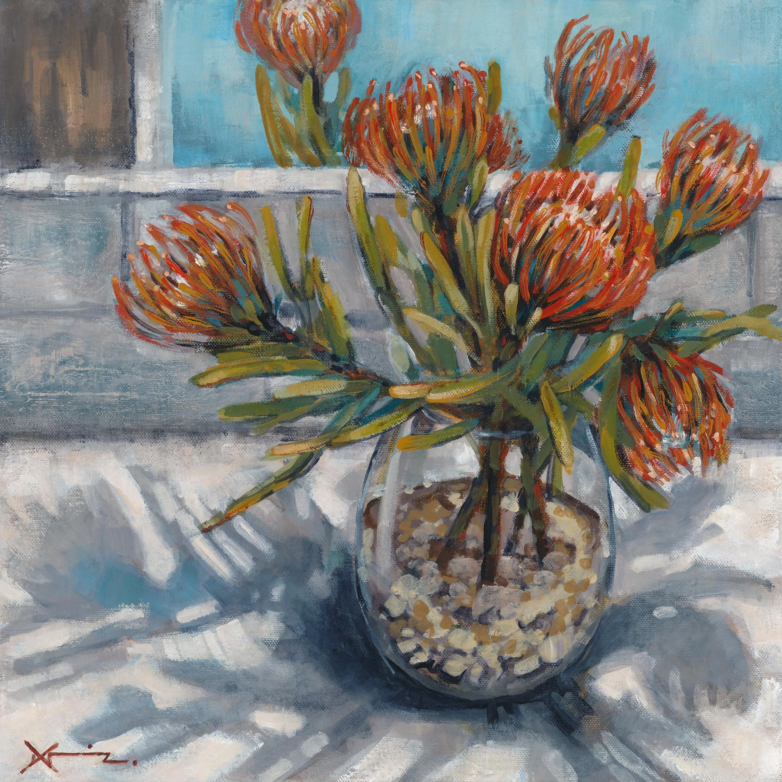 Pincushion Proteas
