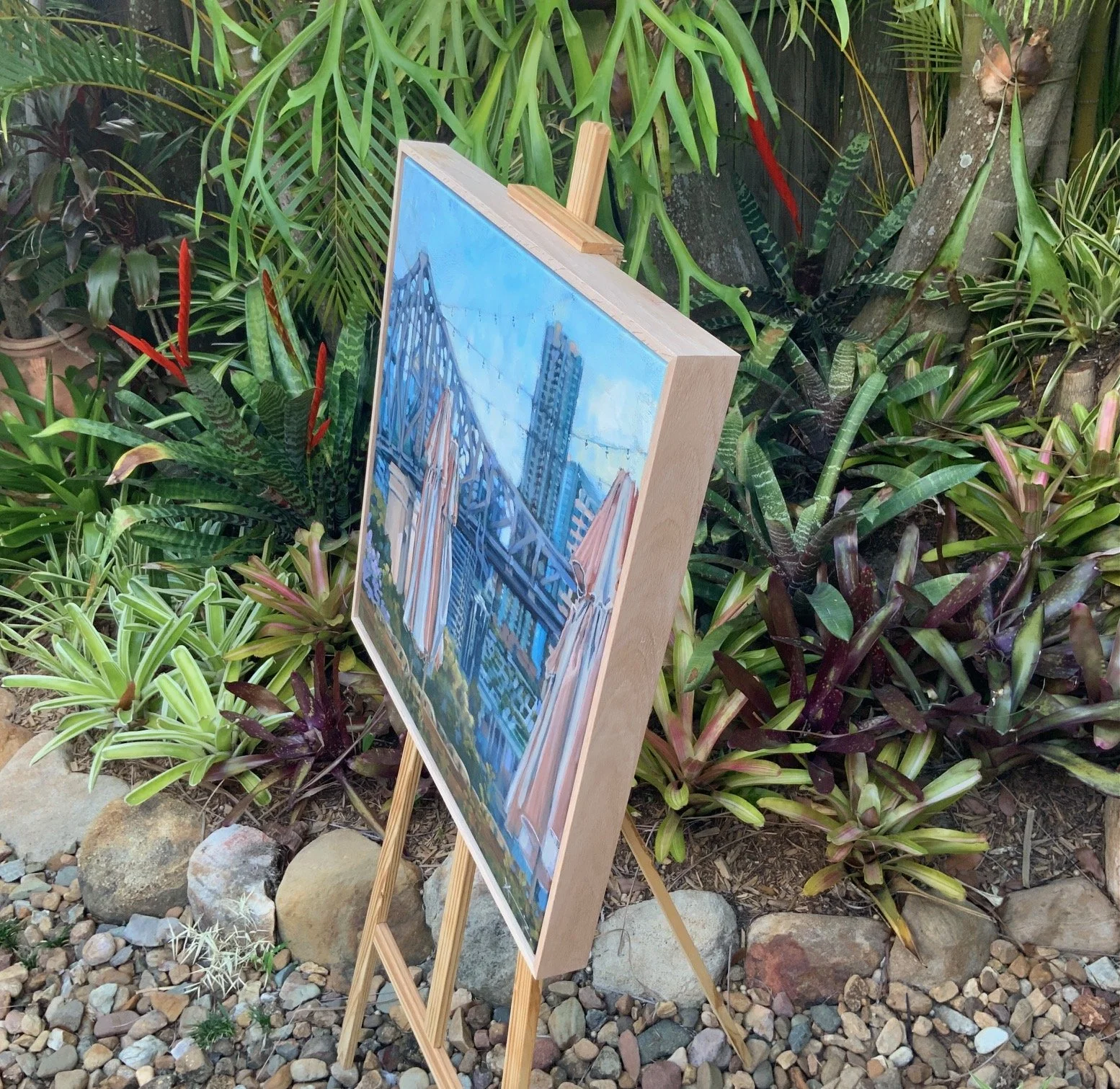 Side view of Brollies and the bridge painting.jpg