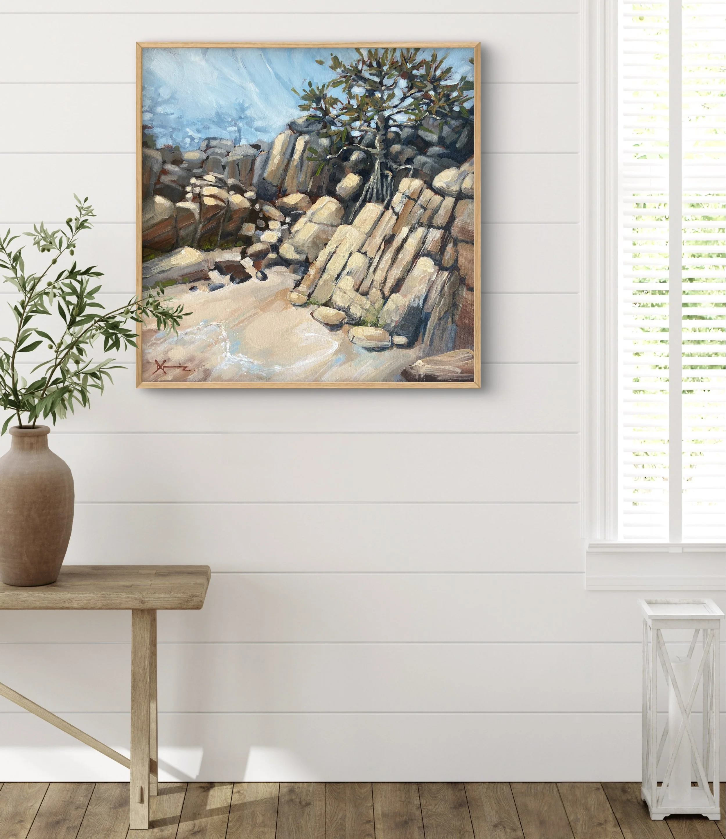 Painting of Little Bay rocky cove.jpg