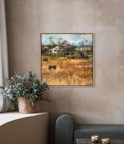 Australian rural landscape painting
