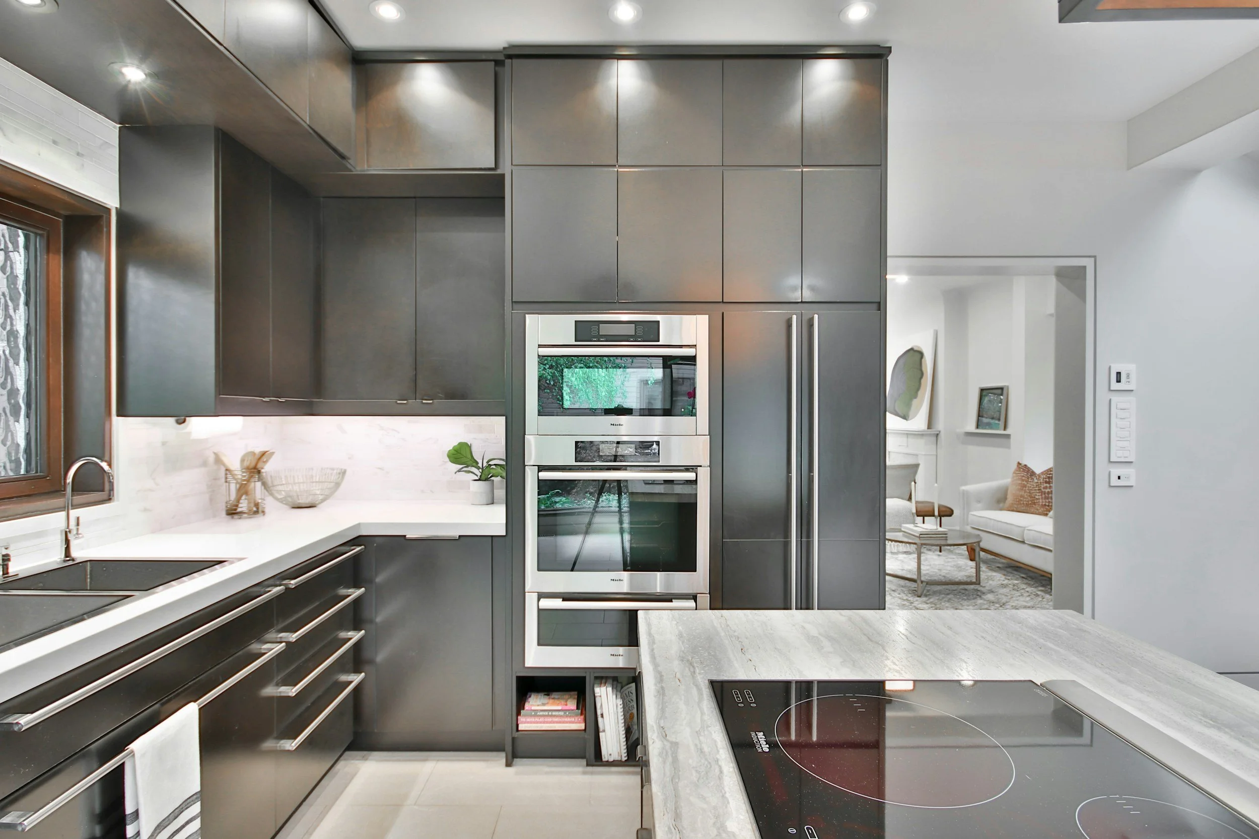 Luxury custom kitchen interior built by Sydney residential builders