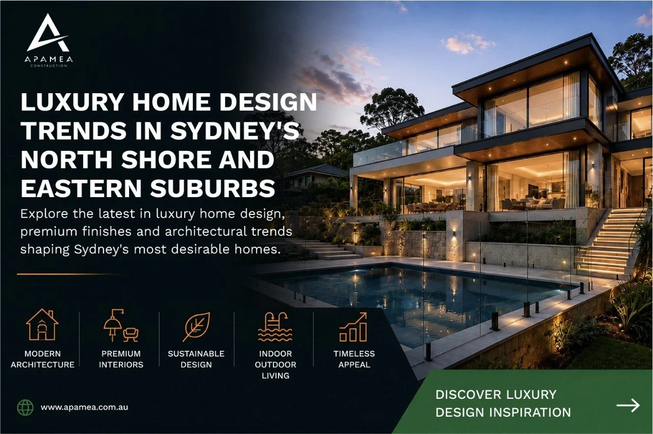 Luxury Home Design Trends in Sydney's North Shore and Eastern Suburbs