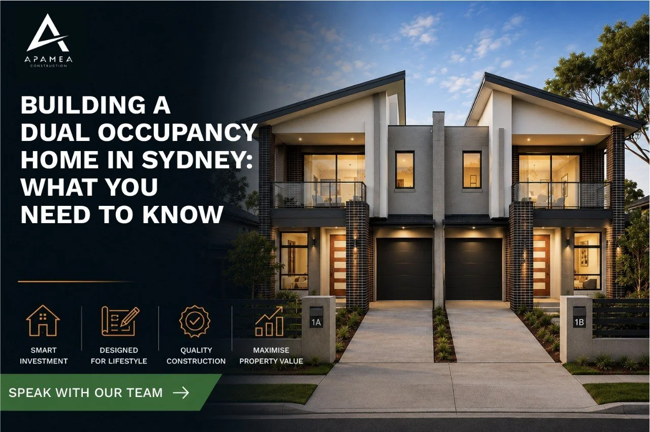 Building a Dual Occupancy Home in Sydney: What You Need to Know