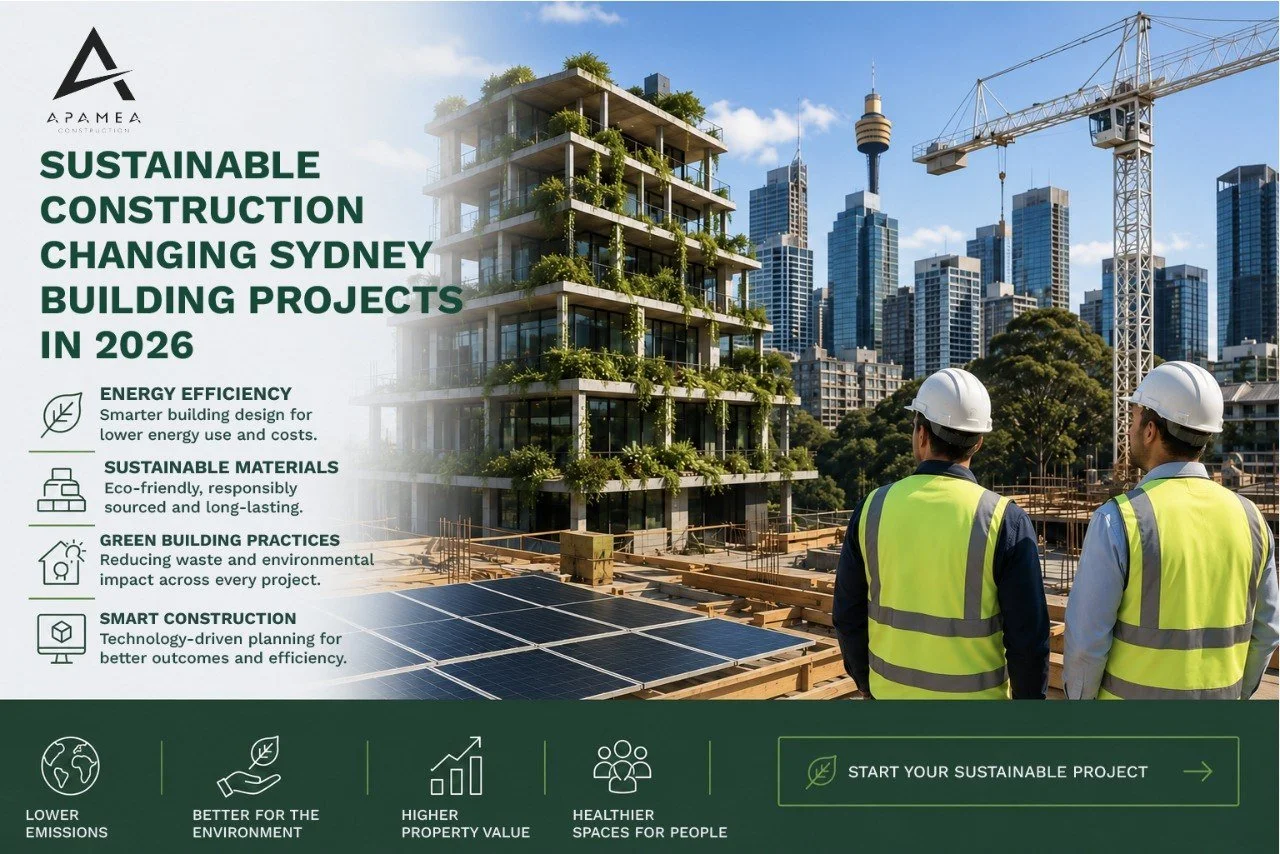 How Sustainable Construction is Changing Sydney Building Projects in 2026