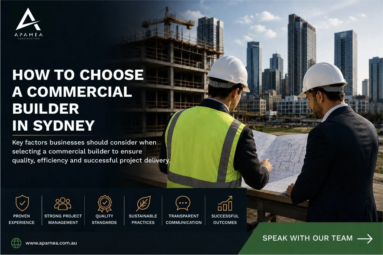 How To Choose A Commercial Builder In Sydney