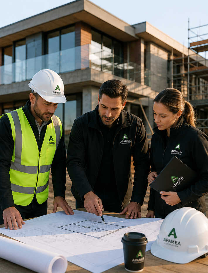 Luxury residential construction project consultation in Sydney by Apamea Construction