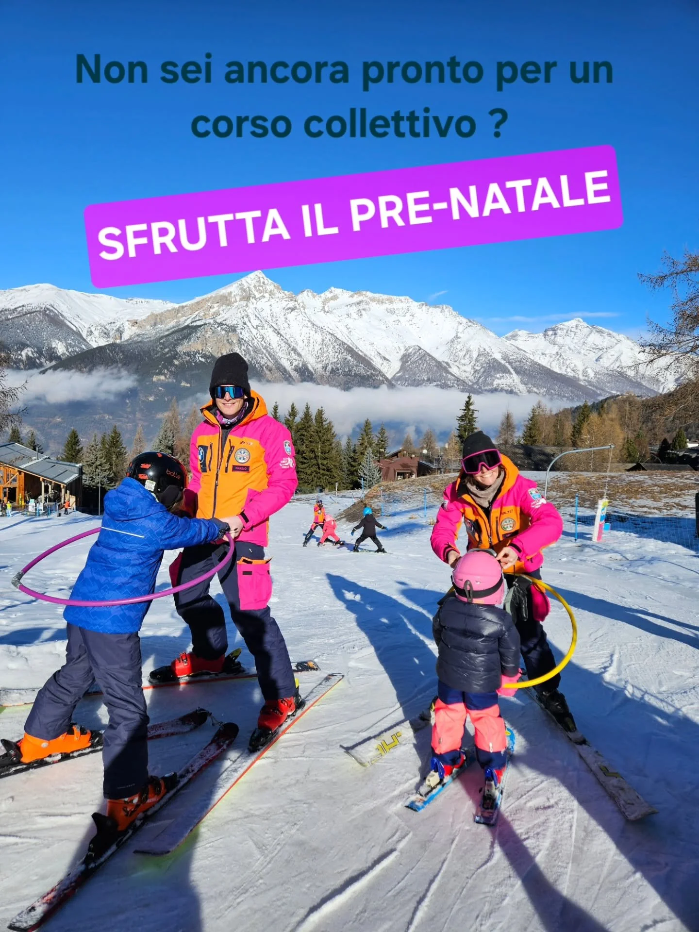 🎅 PERIODO PRE-NATALE 🎅
Dal 6 al 25 dicembre il tempo e i week-end sono preziosi per arrivare preparati a tutti i corsi collettivi proposti dalla scuola:
• imparare da zero
• "togliere la ruggine" dell'estate
• passare da