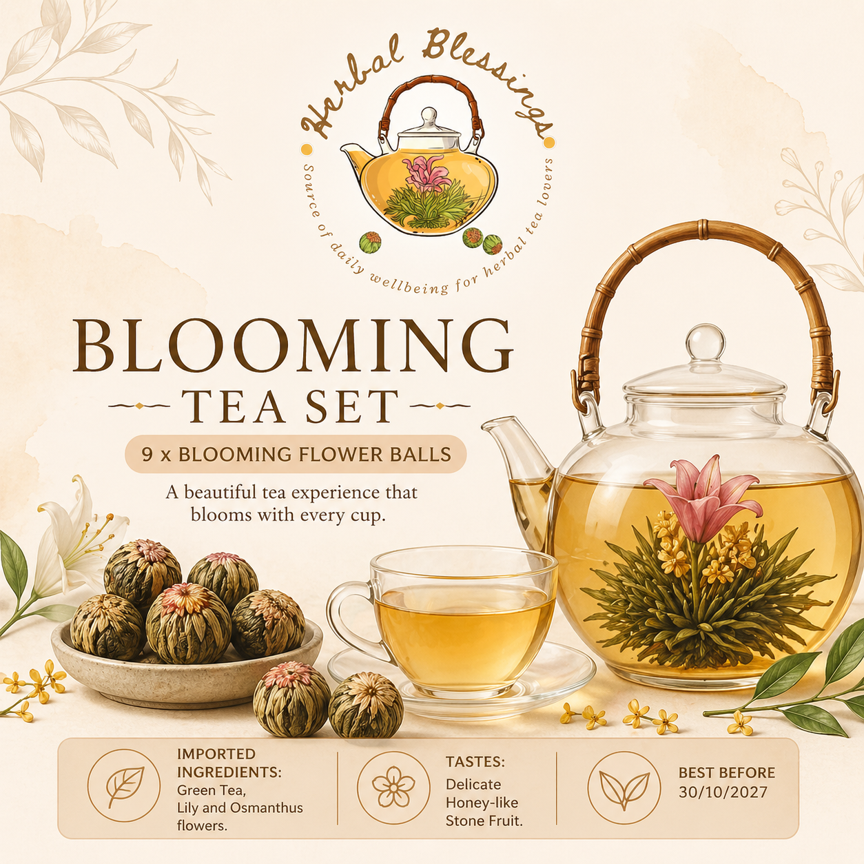 Blooming Tea Set