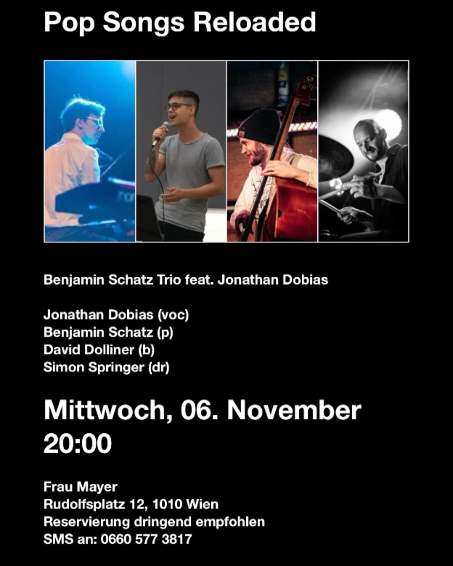 Mittwoch bei Frau Mayer....wir spielen Songs von Michael Jackson, Sting, Radiohead, Bob Dylan, Beatles, Joni Mitchell und David Bowie. Kommt vorbei !