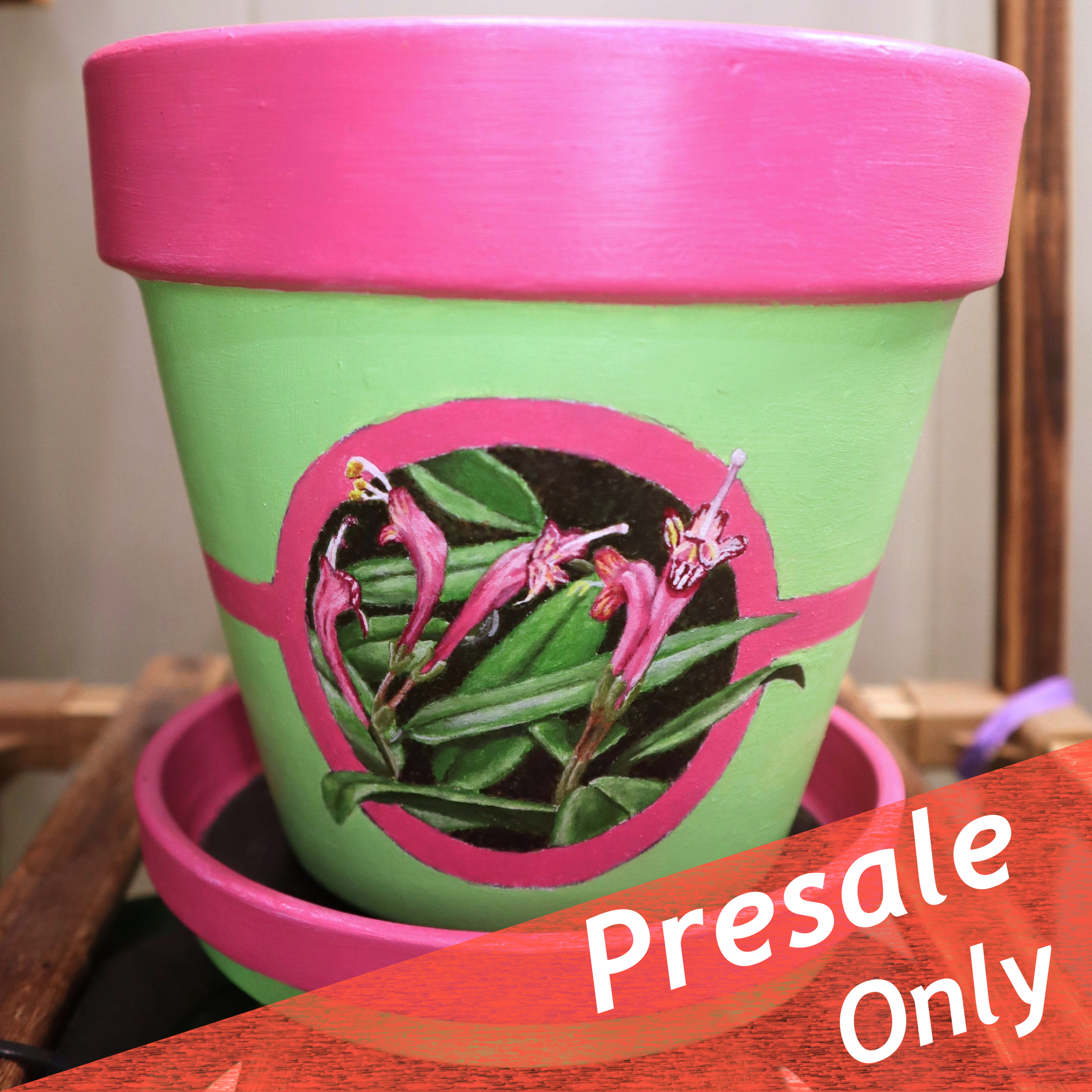 Pink Lipstick Planter