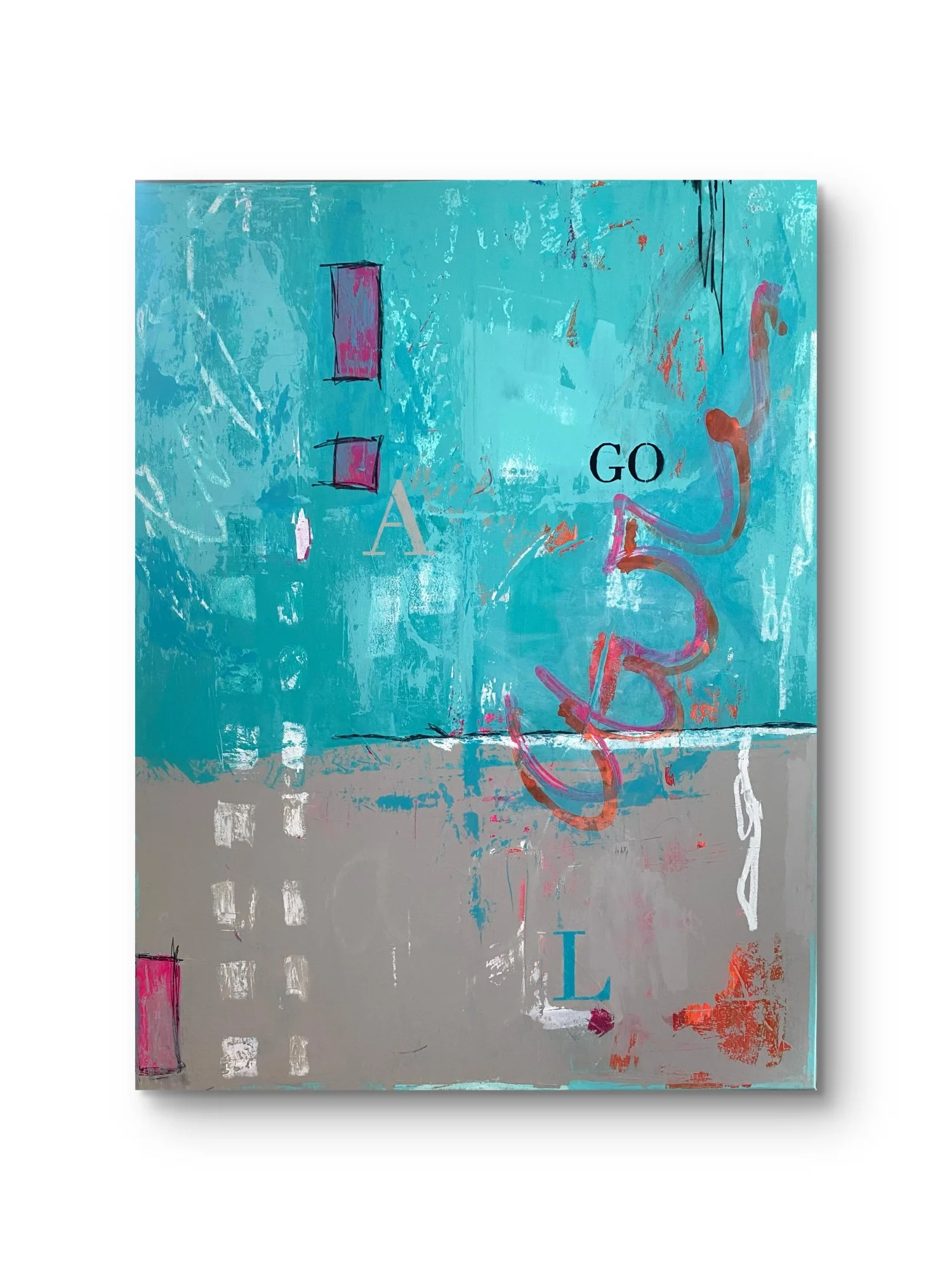 Lakeside Dreams - 100  x 130 cm, Acrylic on canvas - AVAILABLE