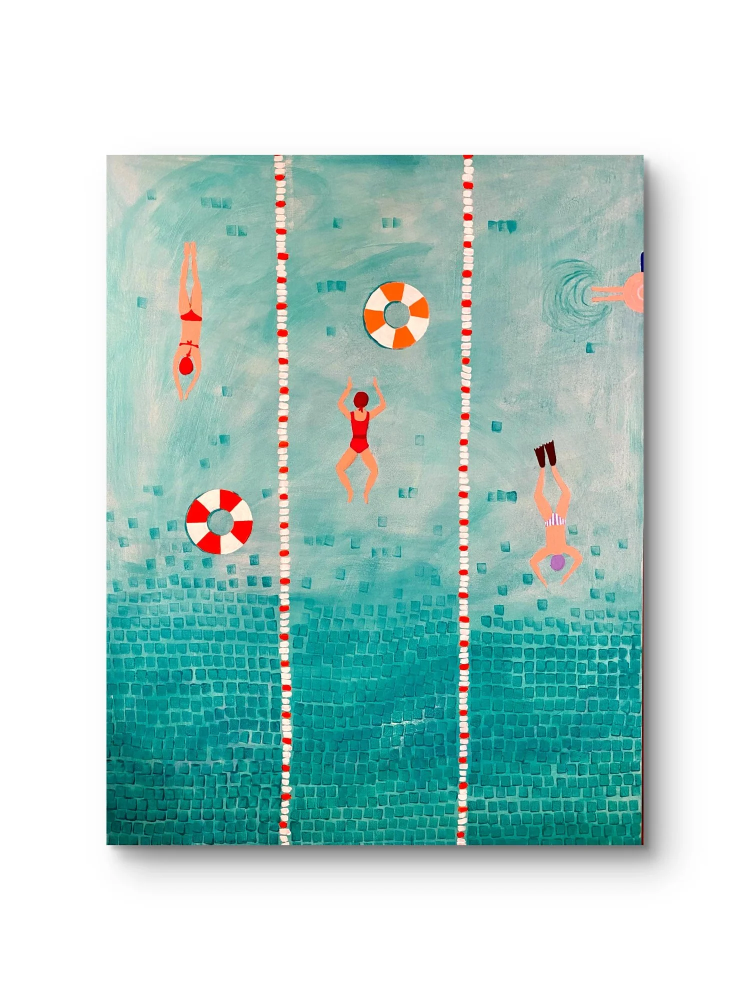 Stillwater Dreams - 100 x 130 cm, Acrylic on canvas - AVAILABLE